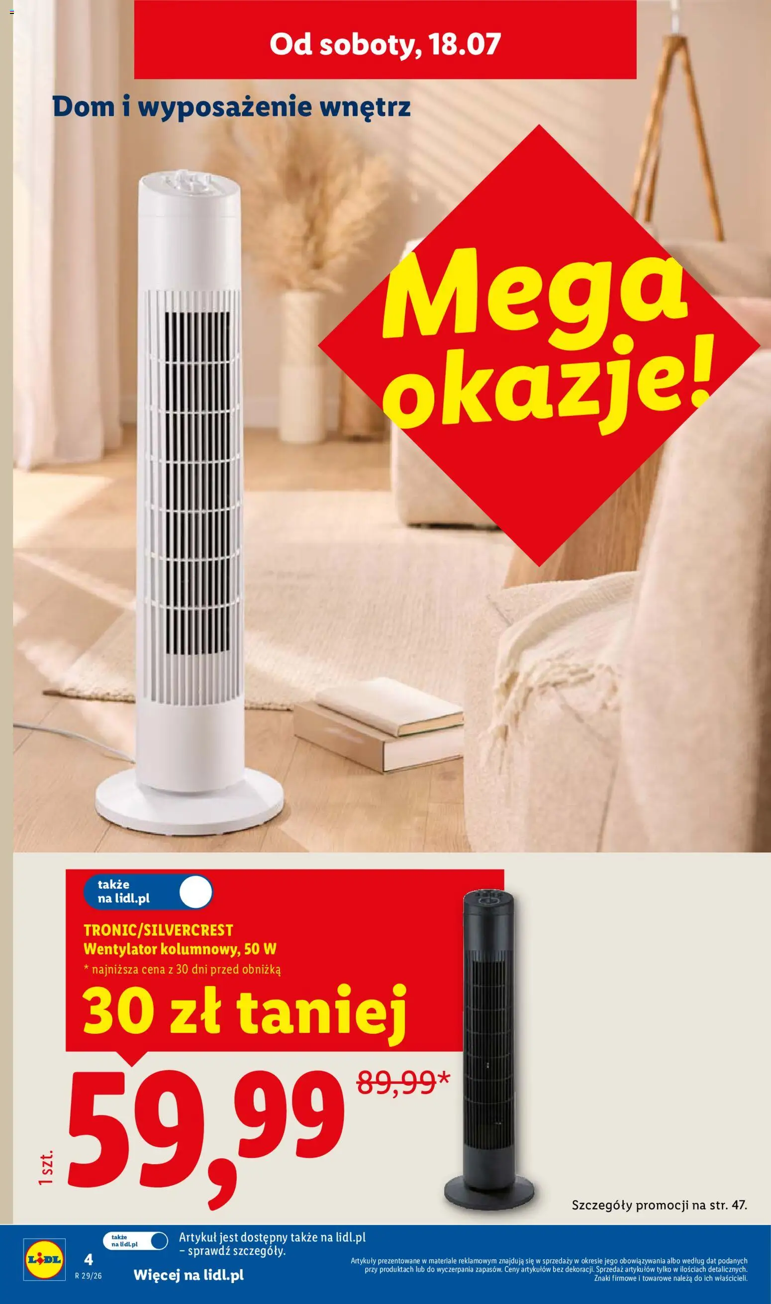Lidl Katalog od 13.07.2026 | Strona: 4 | Produkty: Wentylator
