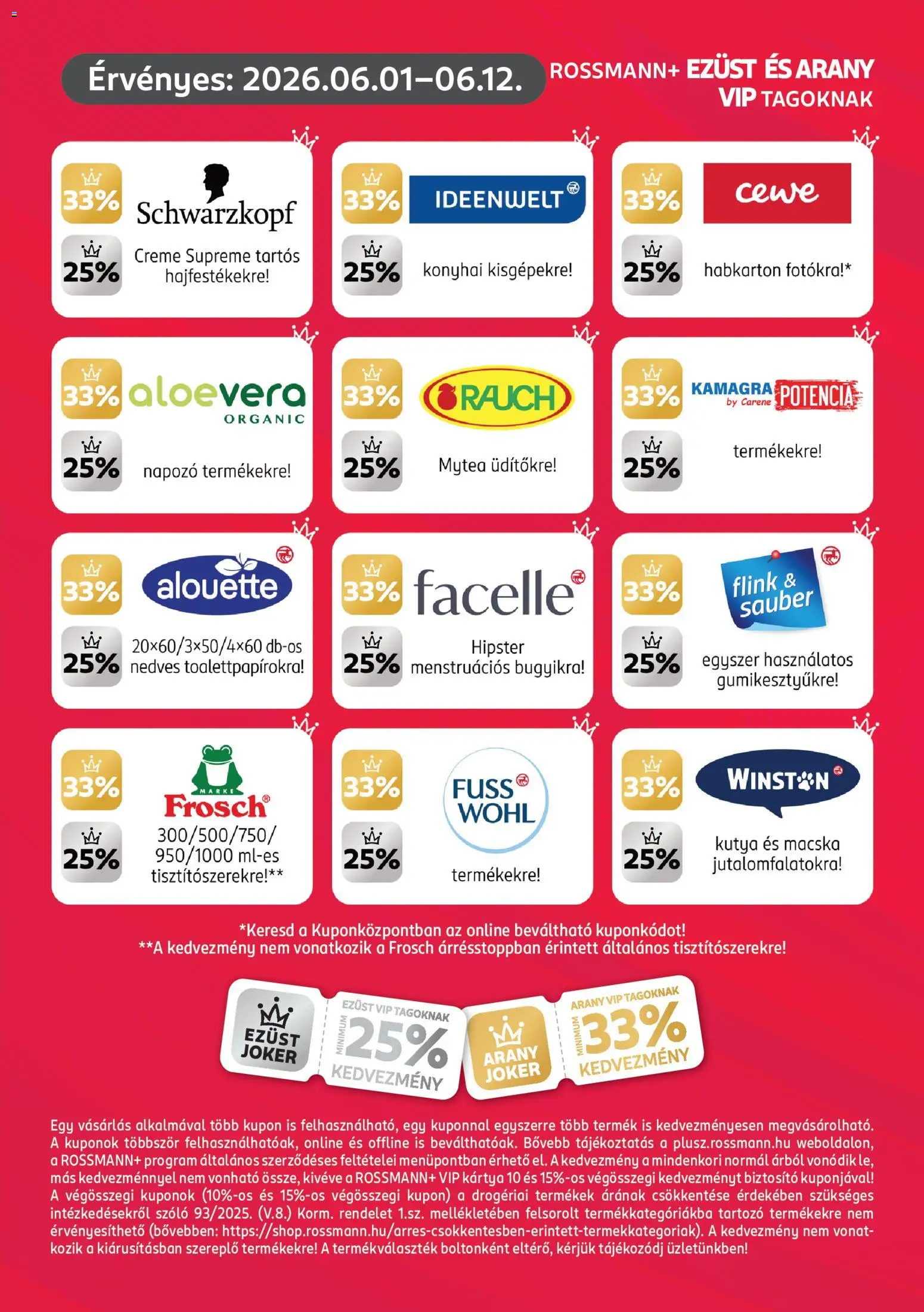Rossmann akciós ujság - amely érvényes a következő dátumtól: 01.06.2026 | Oldal: 3 | Termékek: Szőlő