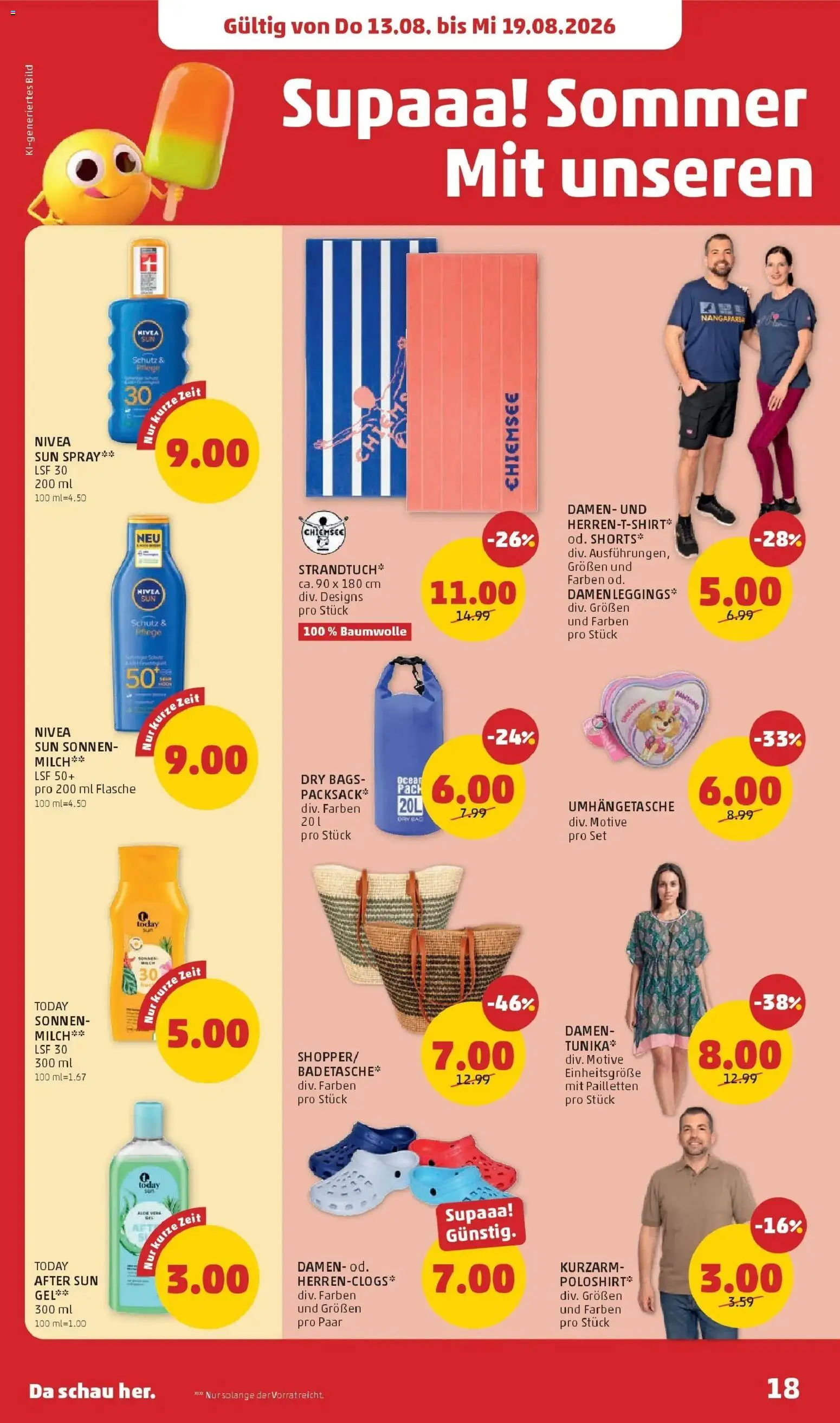 Penny Markt Die ganze Woche sparen ab (13.08.2026) - Angebote, Prospekt | Seite: 18