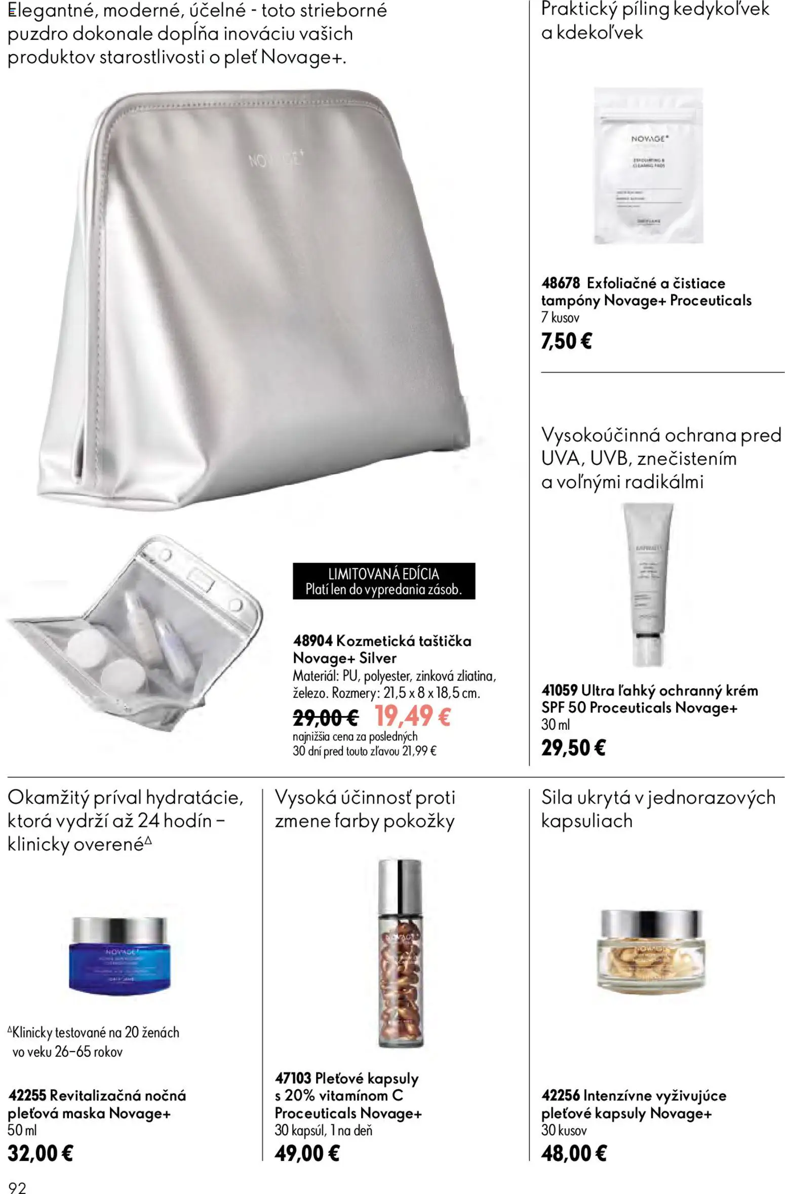 Nové Oriflame akcie – leták je platný od 17.06.2026 | Strana: 92 | Produkty: Maska, Krém, Puzdro
