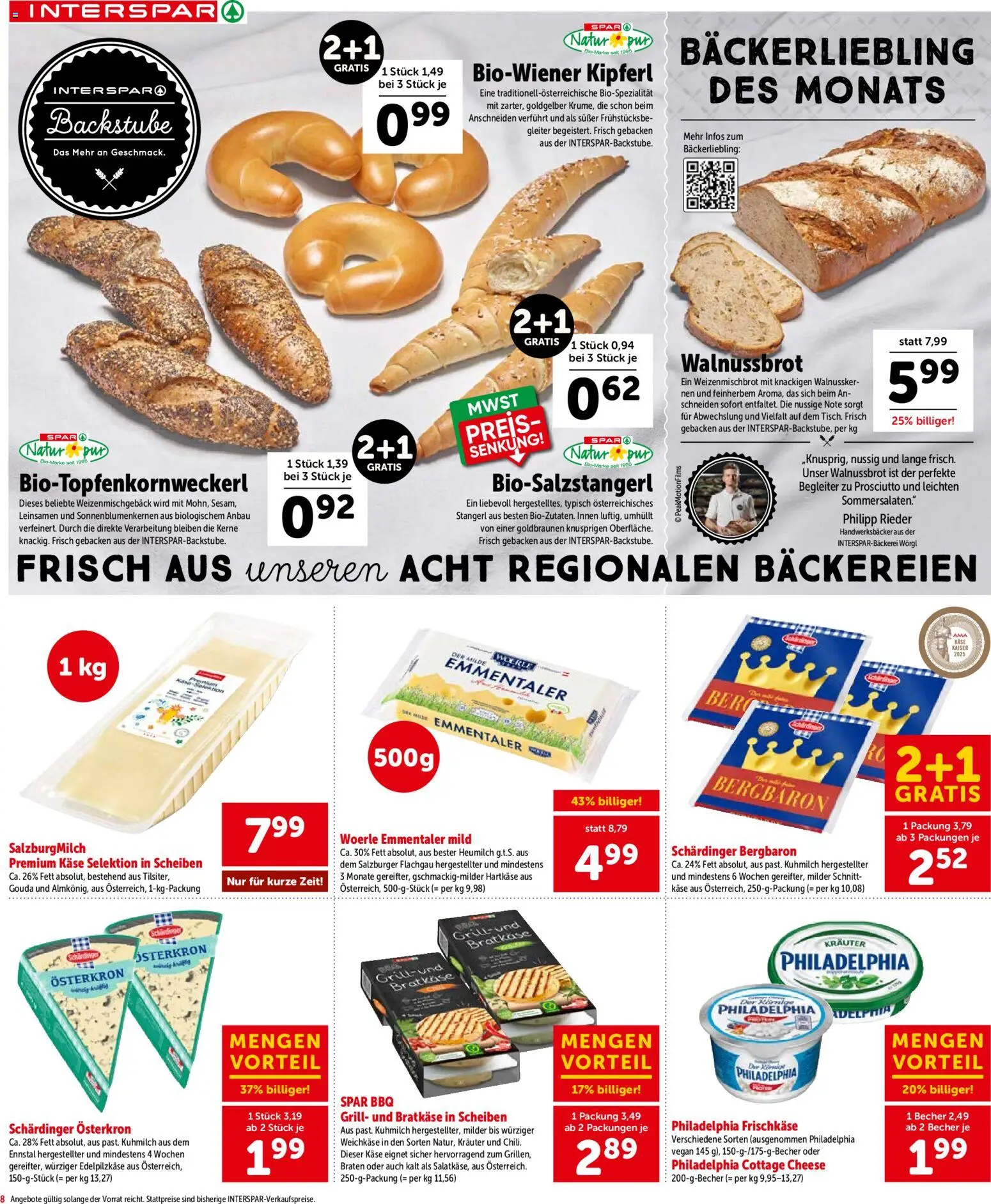 Interspar Flugblatt - Niederösterreich gültig ab 16.07.2026 | Seite: 9 | Produkte: Grill, Käse