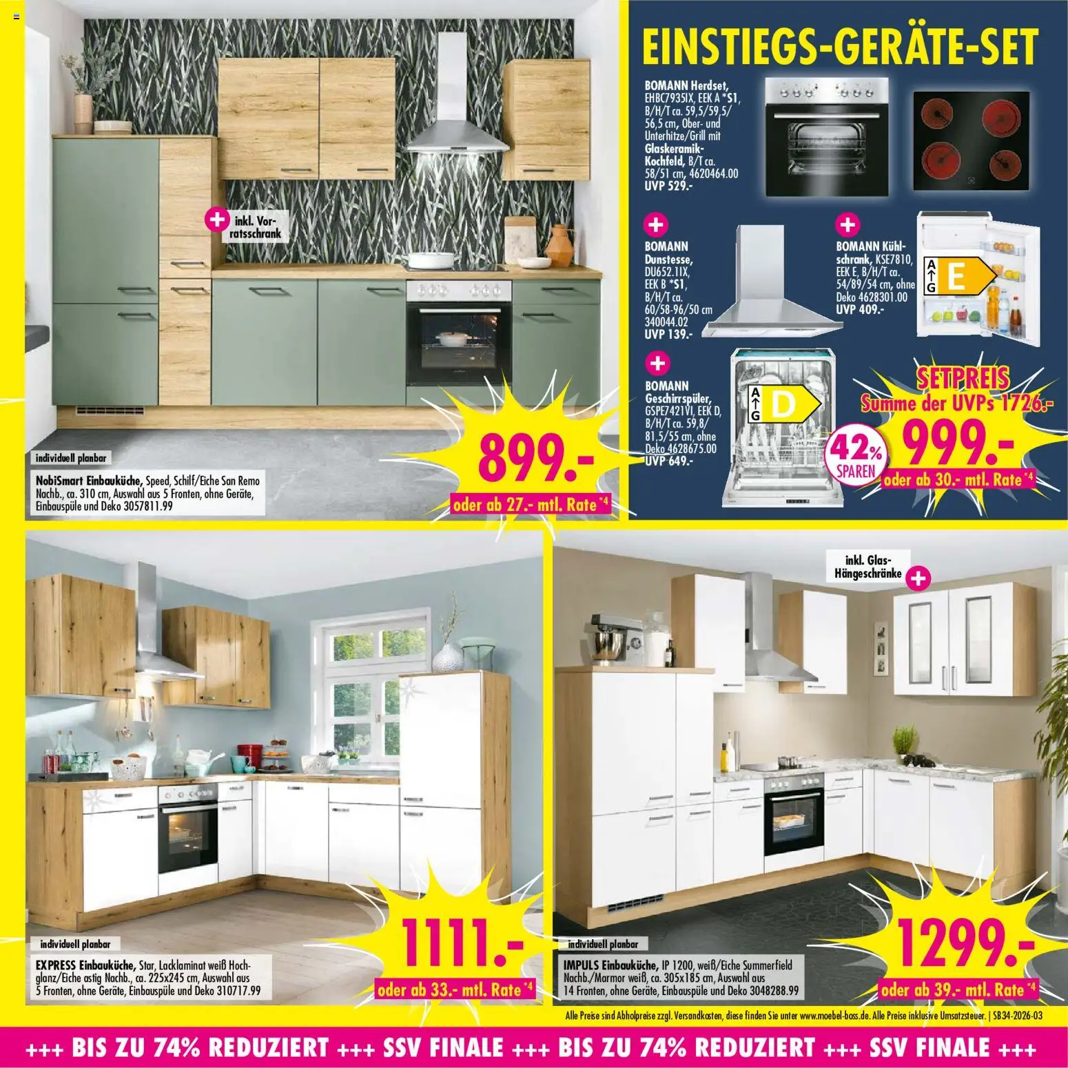 SB Möbel Boss Prospekt – gültig ab 15.08.2026 | Seite: 3