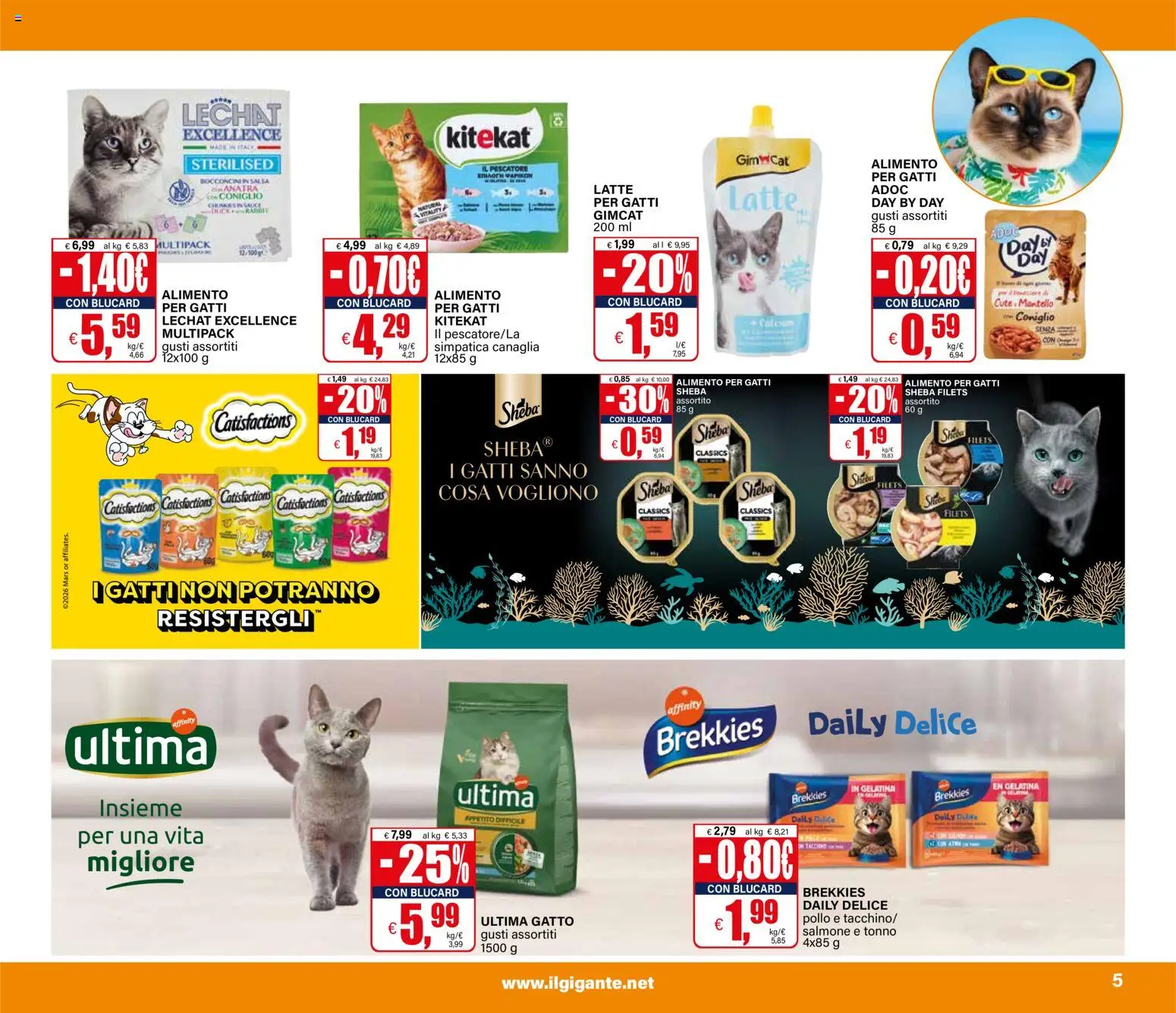 Volantino Il Gigante del 21.05.2026 | Pagina: 5 | Prodotti: Salmone, Salsa, Latte, Tonno