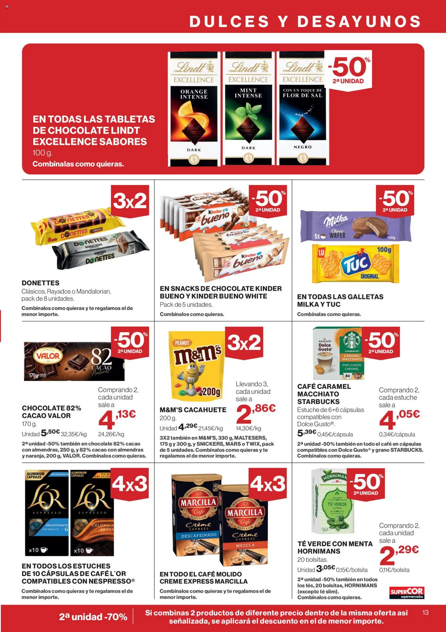 Supercor folleto │ válido desde el 21.05.2026 | Página: 13 | Productos: Café, Té, Galletas, Café en cápsulas