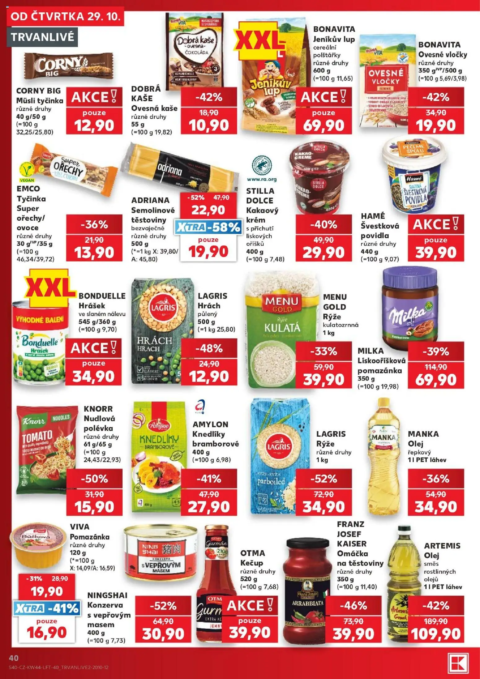 Kaufland leták - Brno od 29.10.2026 | Strana: 40 | Produkty: Vegan, Hrách, Lis, Pomazánka