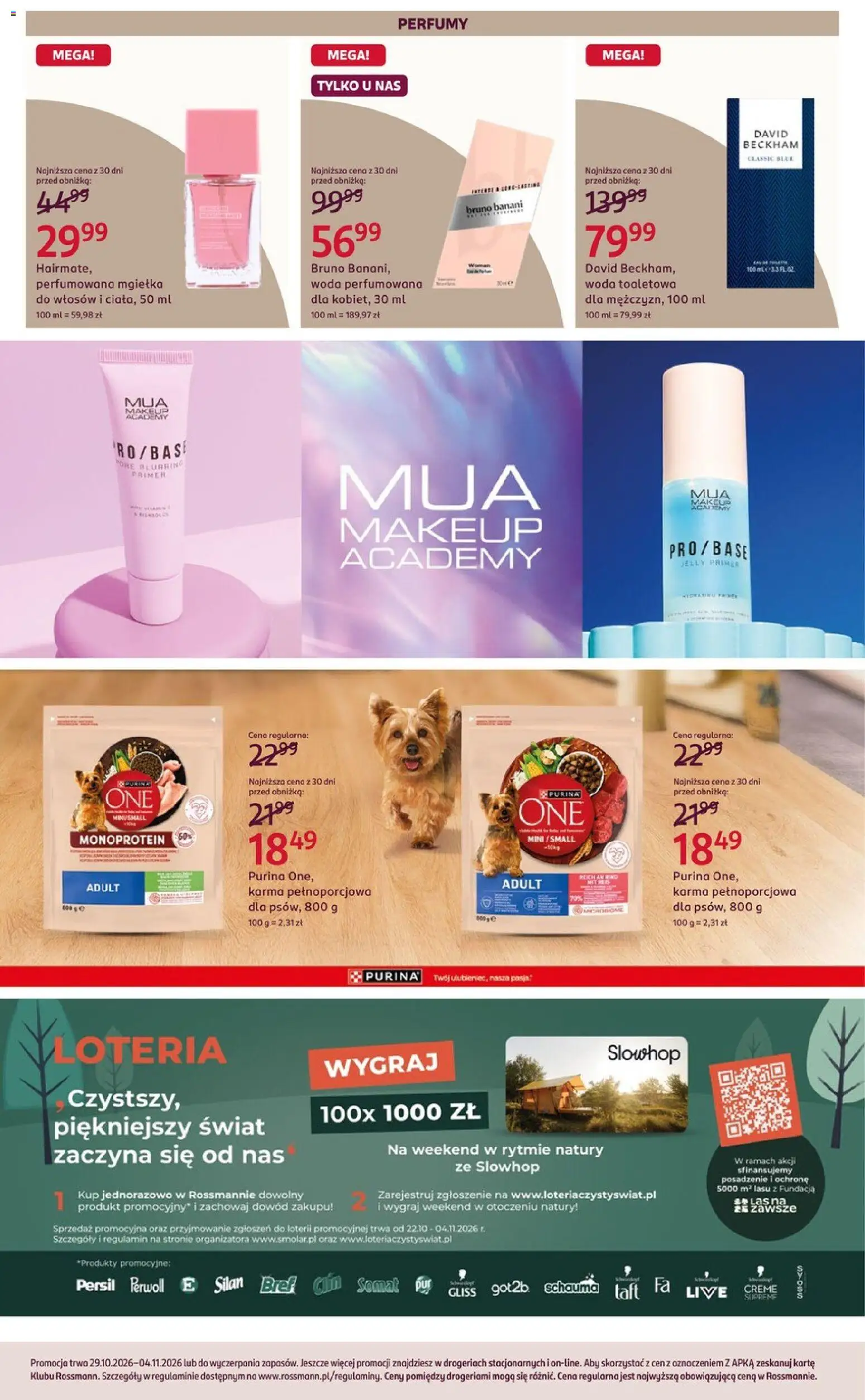 Rossmann gazetka od 29.10.2026 | Strona: 7 | Produkty: Perwoll, Perfumy, Karma, Woda