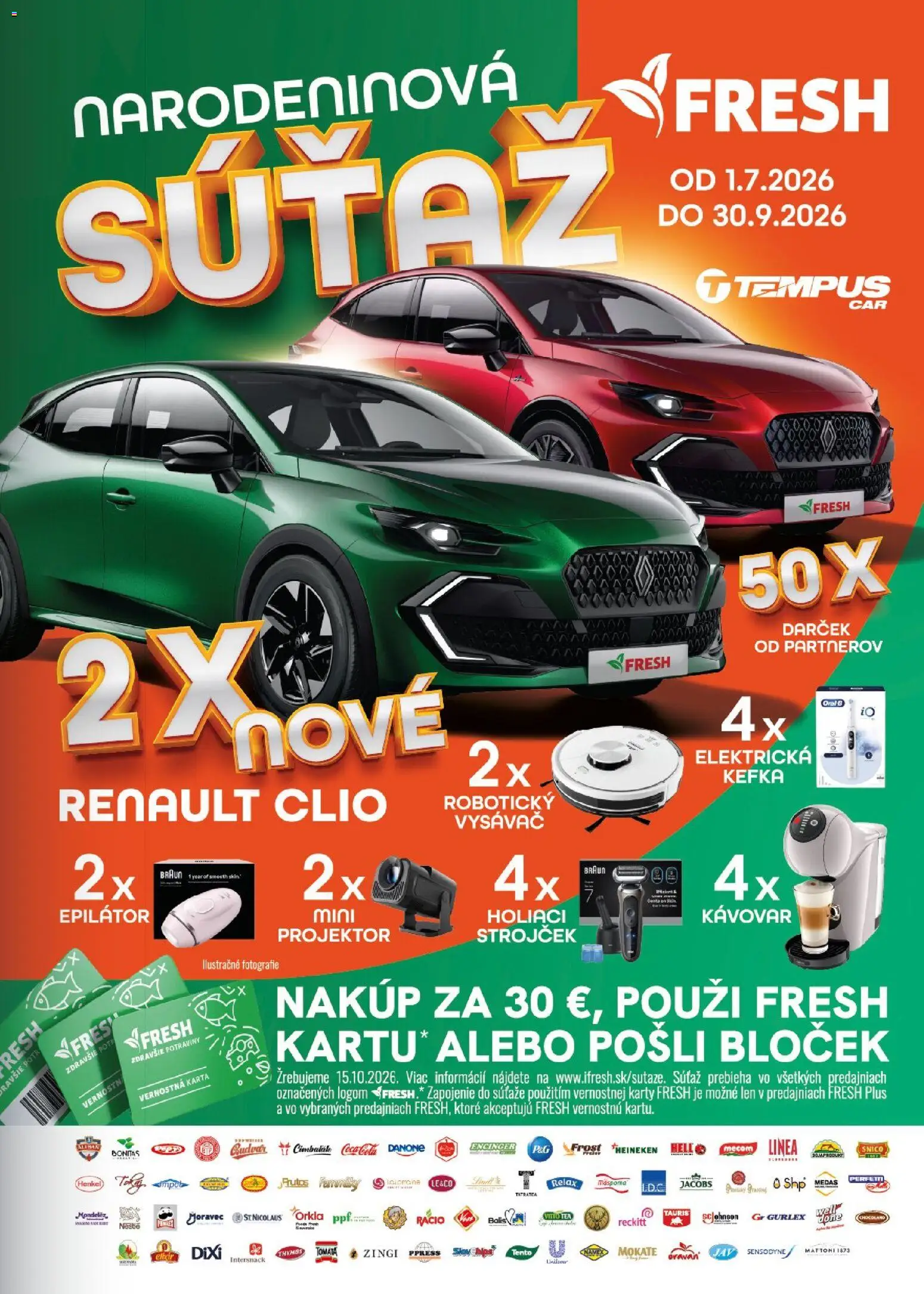 Nové Fresh akcie – leták je platný od 24.09.2026 | Strana: 35 | Produkty: Robotický vysávač, Strojček, Kávovar, Vysávač