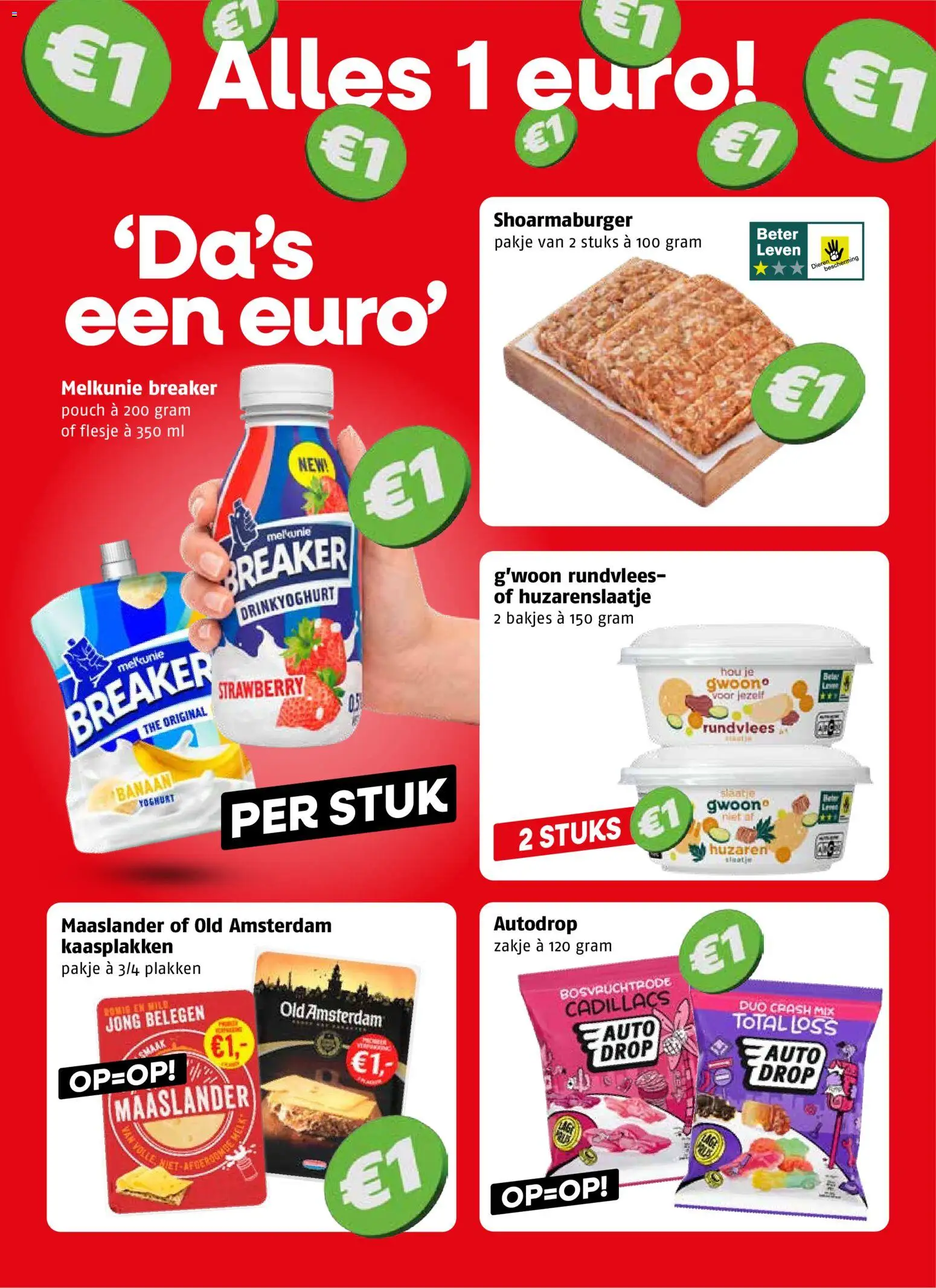 {H1} | Pagina: 8 | Producten: Yoghurt, Rundvlees, Banaan