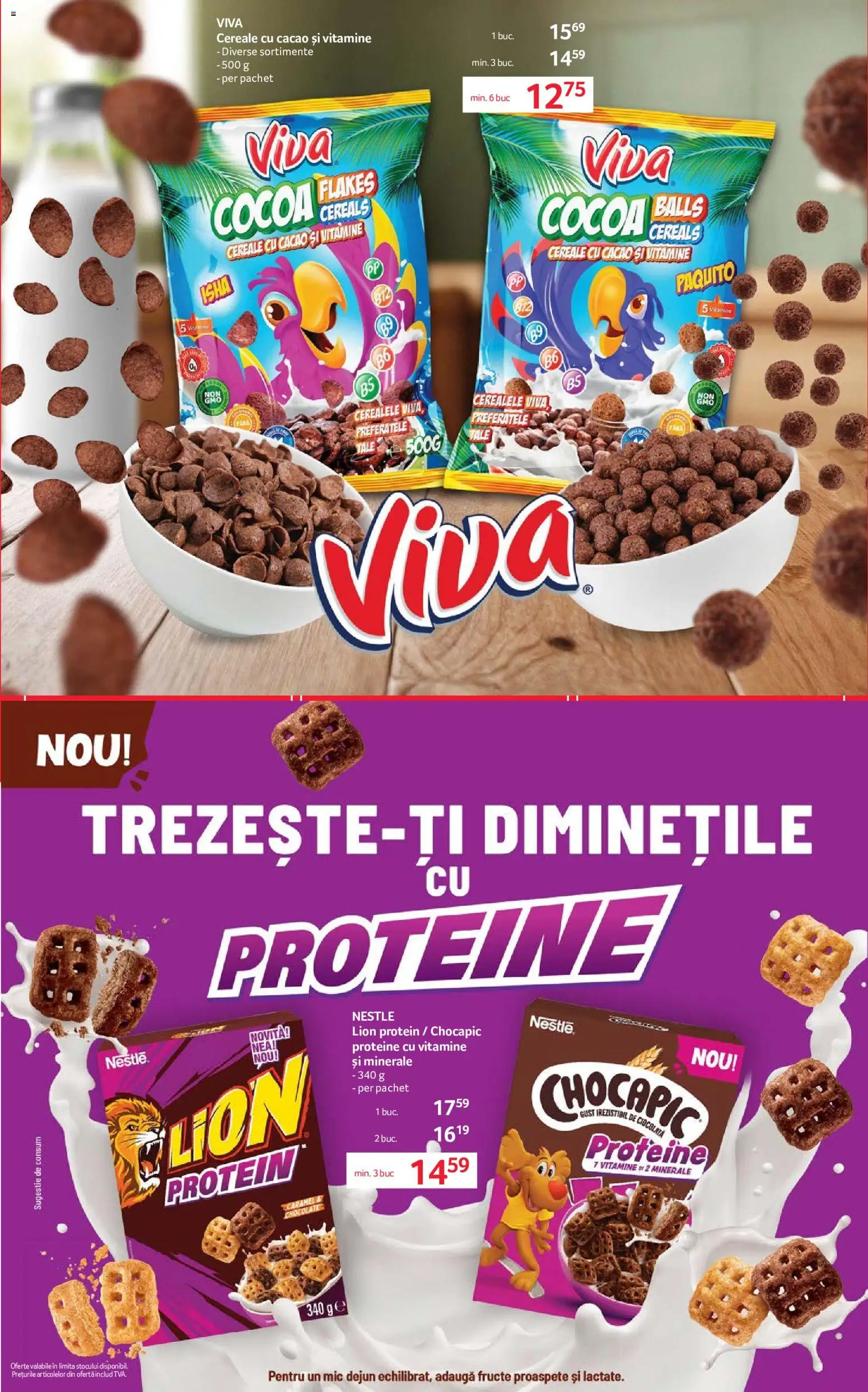 Noul catalog Selgros – valabil de la 07.08.2026 | Pagină: 15 | Produse: Masaüstü kılıfı, Cereale, Cacao, Fructe