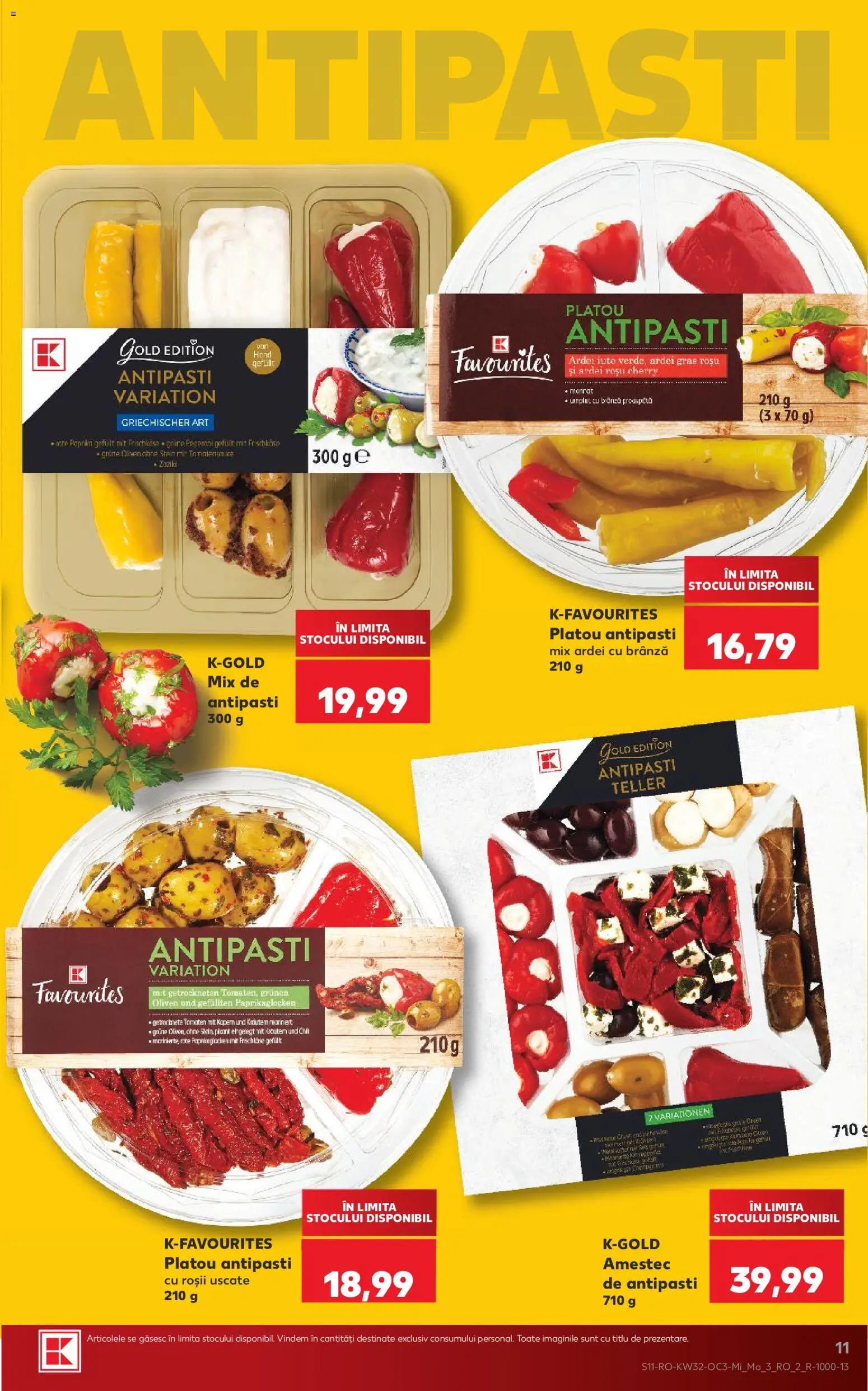 Noul catalog Kaufland – valabil de la 05.08.2026 | Pagină: 11 | Produse: Ardei, Ardei iute, Brânză, Roșii