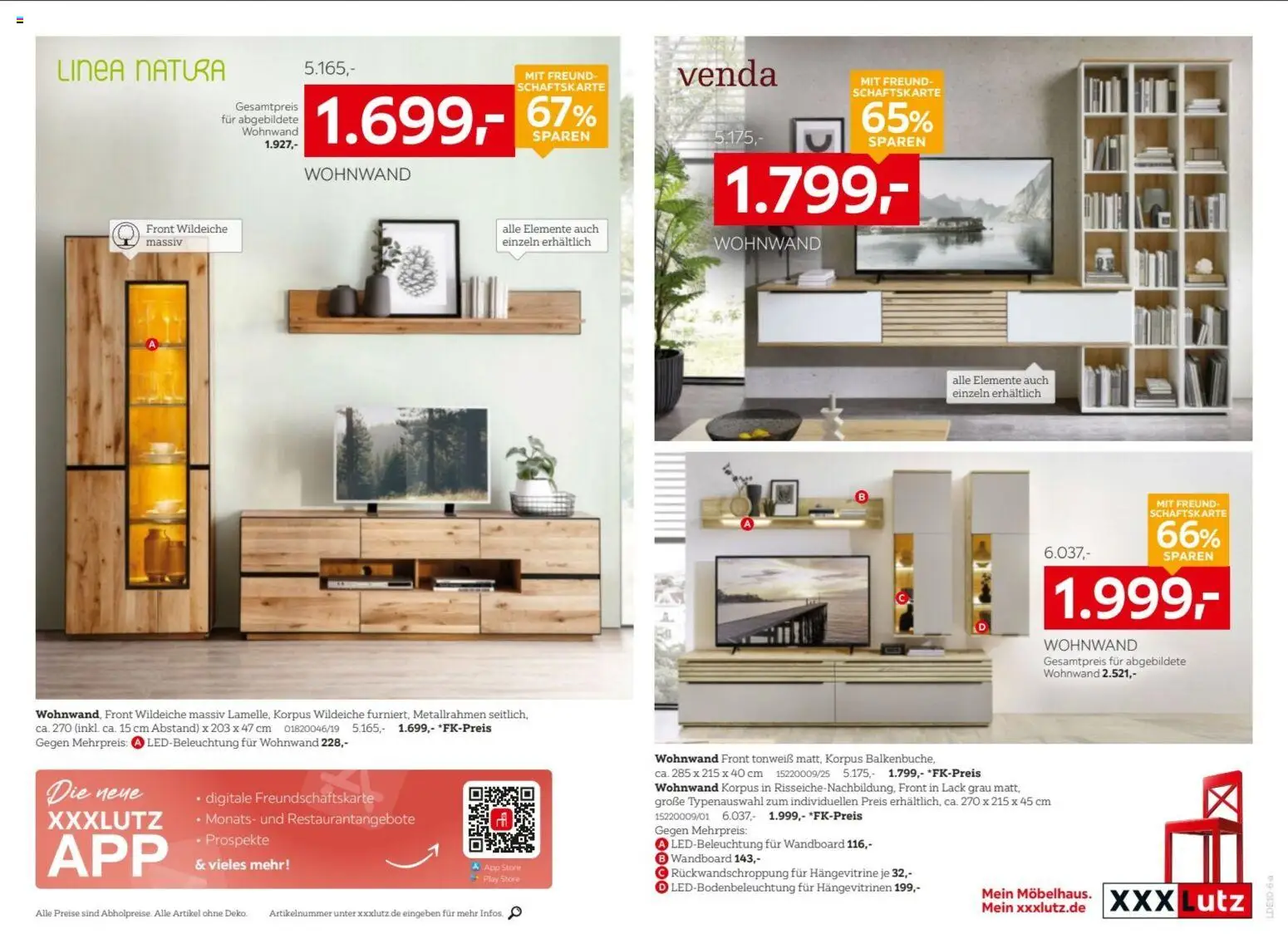 XXXLutz Prospekt – gültig ab 19.09.2026 | Seite: 9 | Produkte: Wohnwand, Wandboard, Hängevitrine