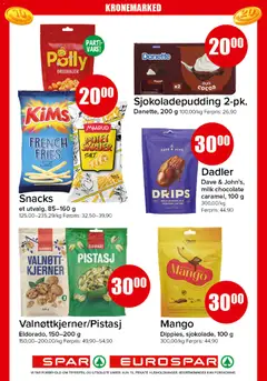 Forhåndsvisning av Spar kundeavis gyldig fra 19/10/2026 | Side: 17 | Produkter: Snacks, Mango, Dadler, Salt