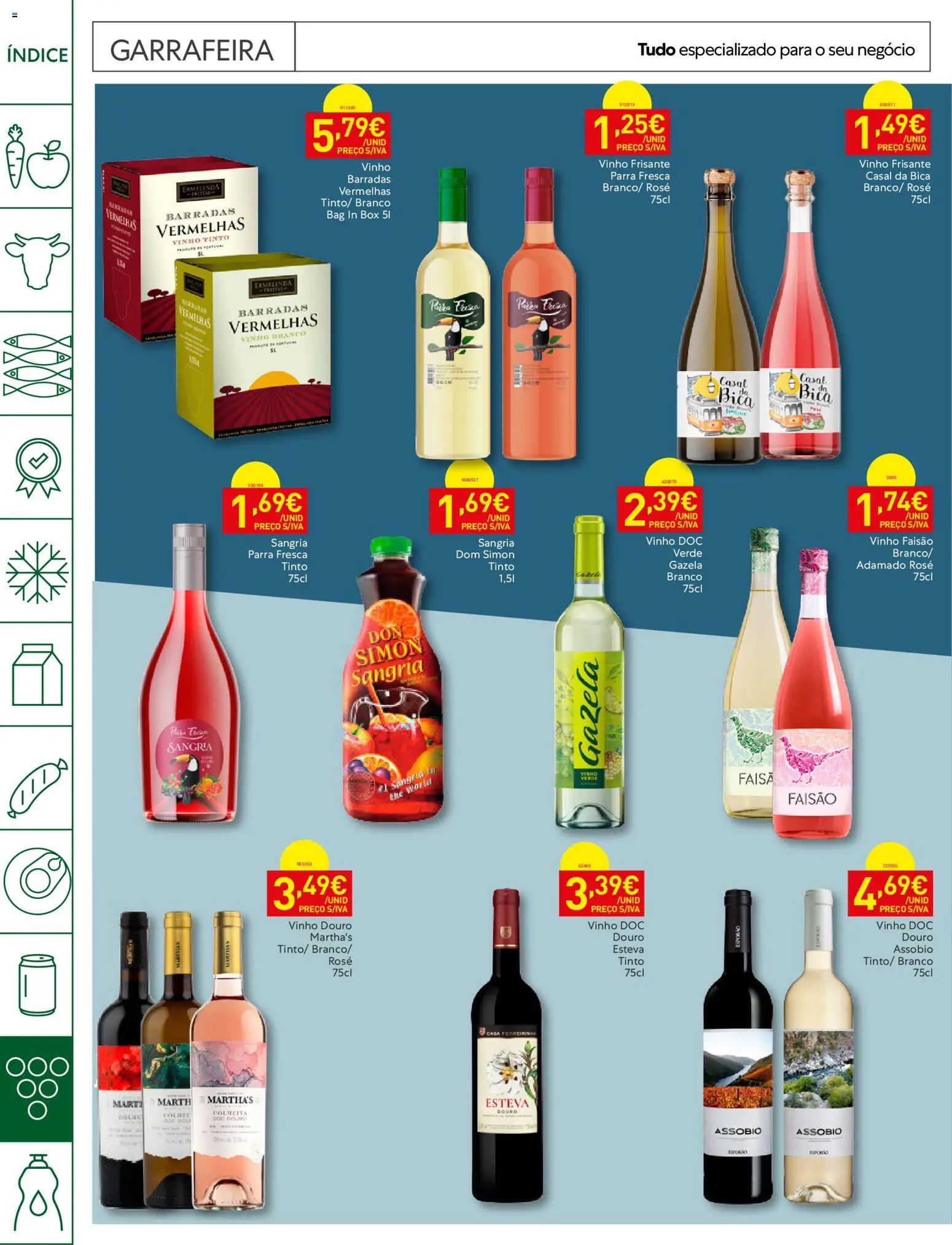 Recheio Horeca Madeira │ válido de 22/09/2026 | Página: 22 | Produtos: Vinho branco, Pizza, Vinho, Vinho tinto
