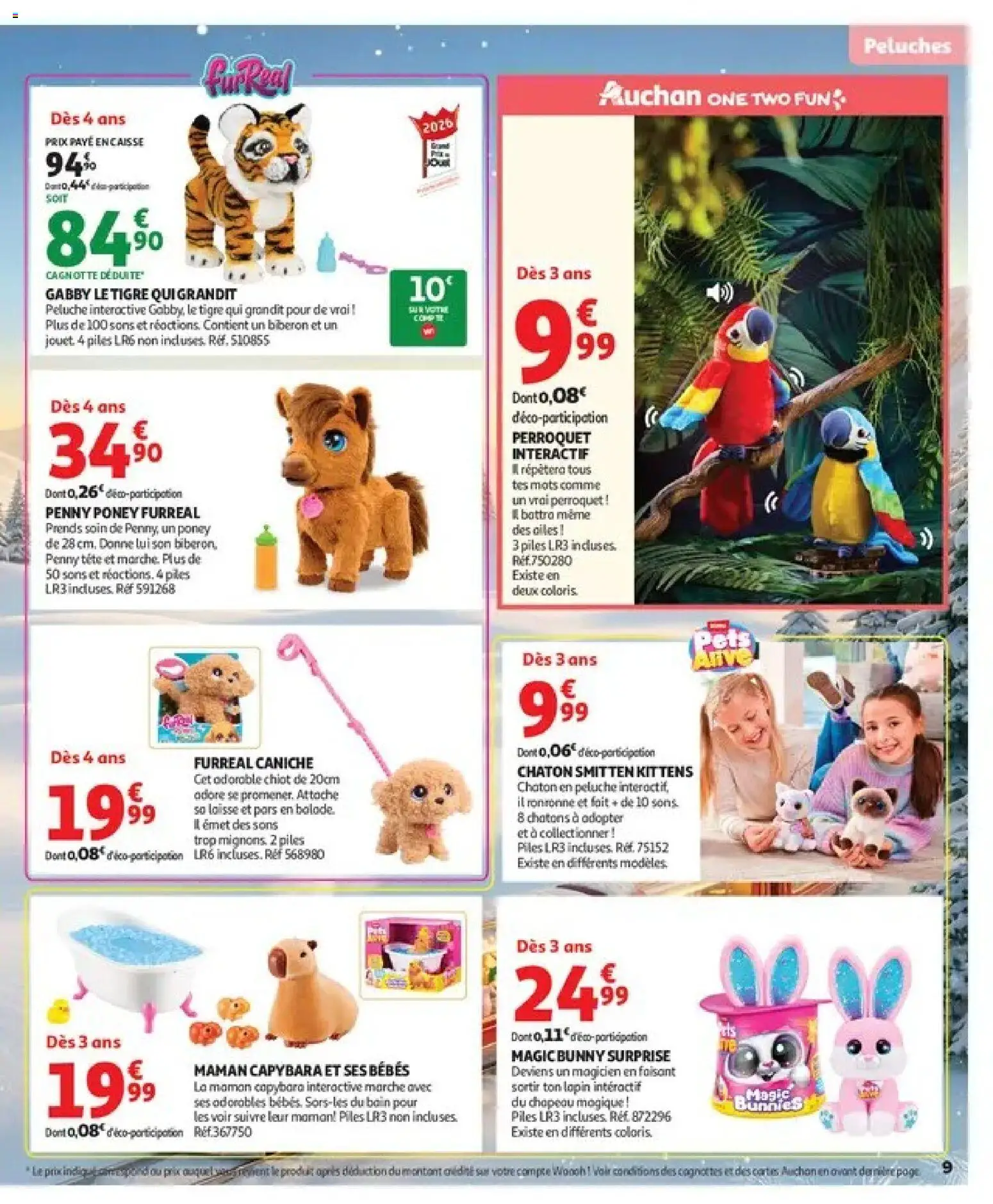 {H1} | Page: 9 | Produits: Biberon, Peluches, Peluche, Lapin