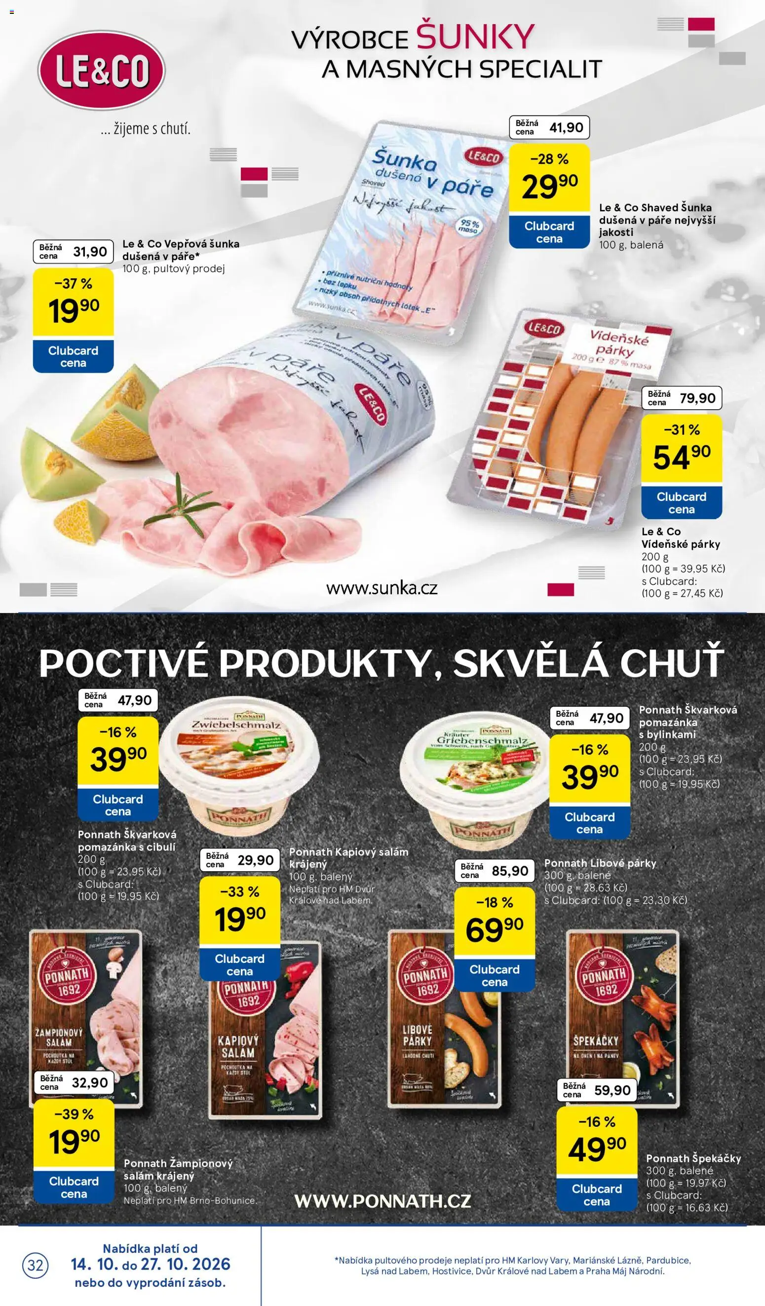 Tesco leták - Hypermarket od 14.10.2026 | Strana: 32