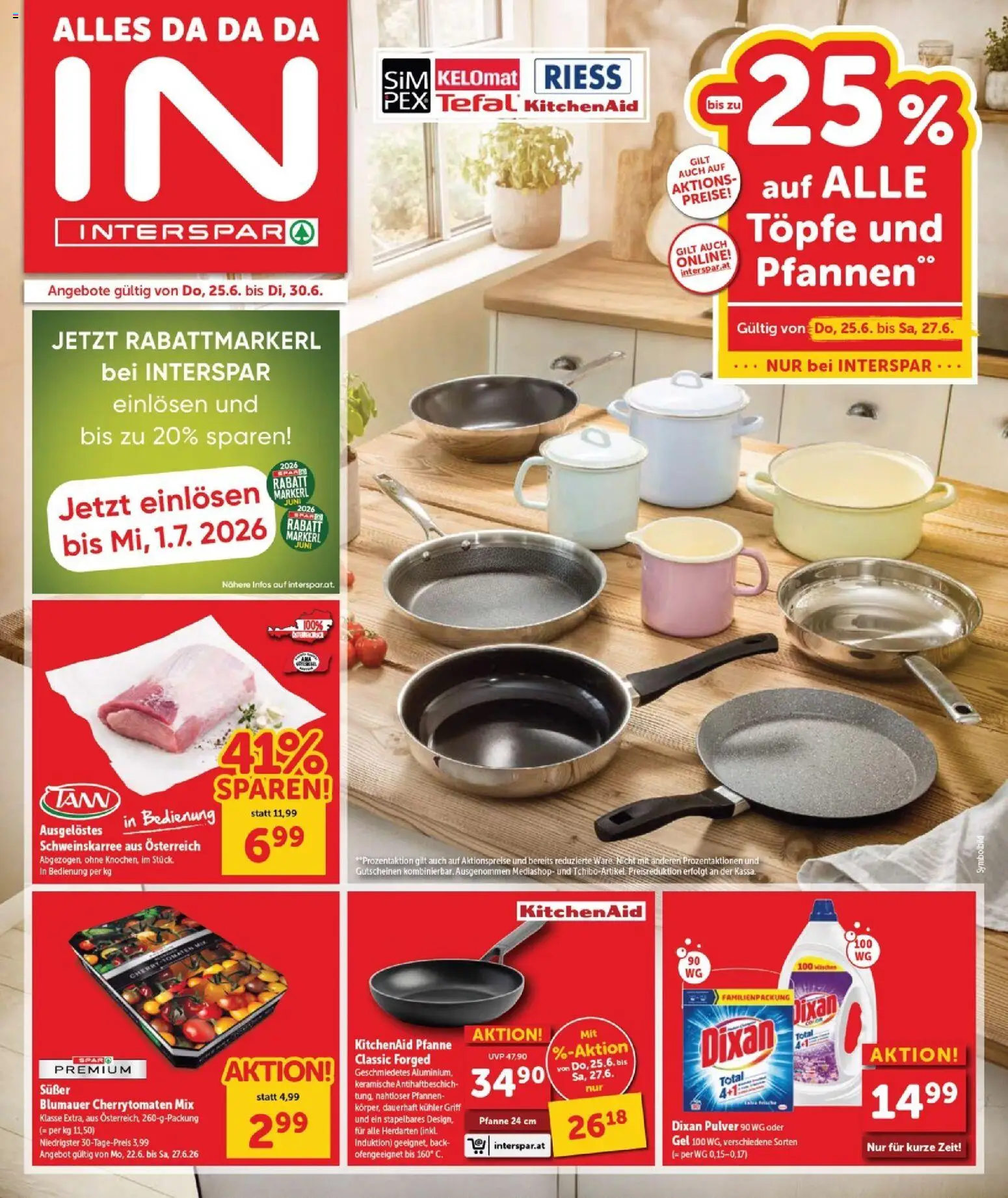 Interspar Flugblatt - Burgenland Sued gültig ab 25.06.2026 | Seite: 1