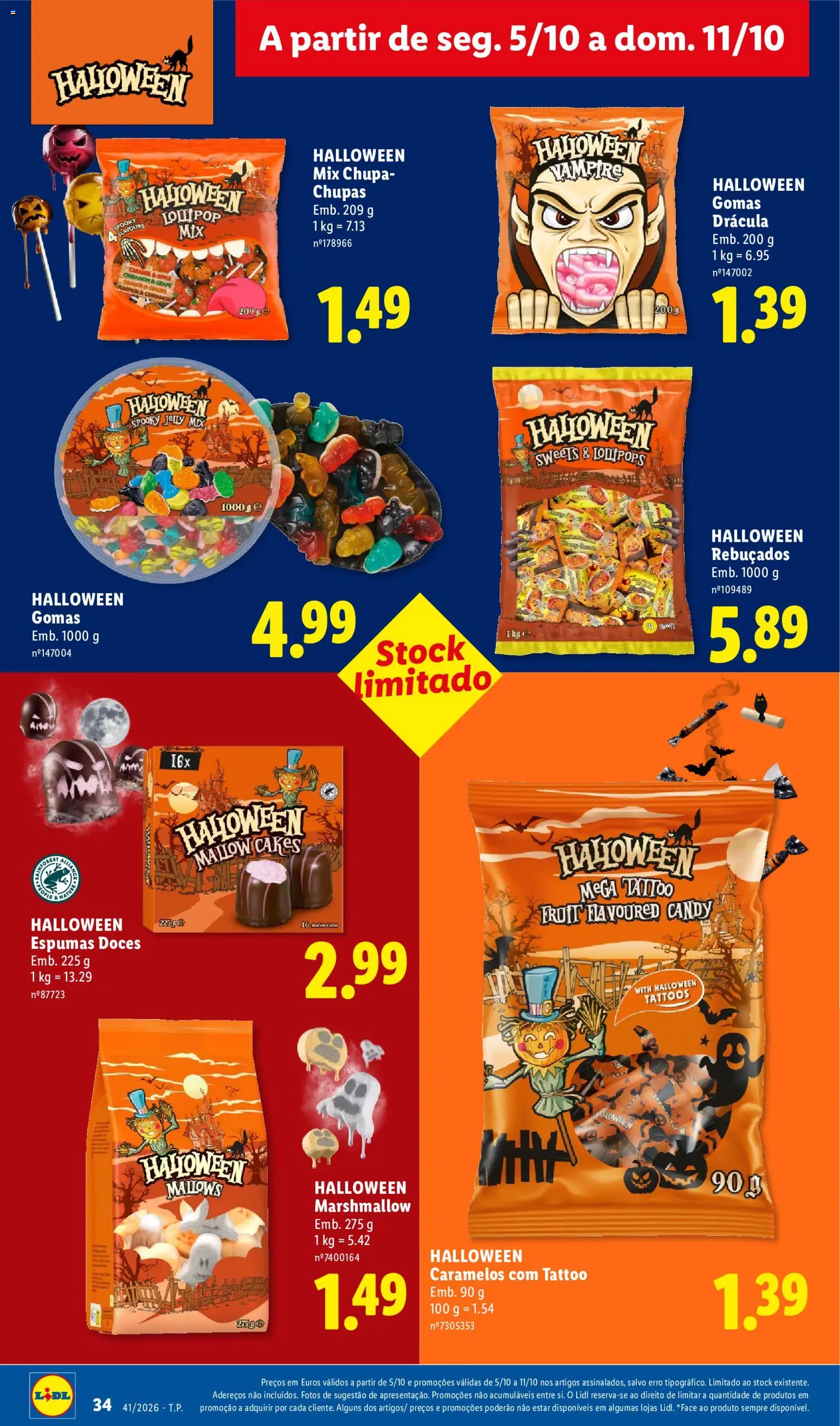 Lidl folheto │ válido de 05/10/2026 | Página: 34