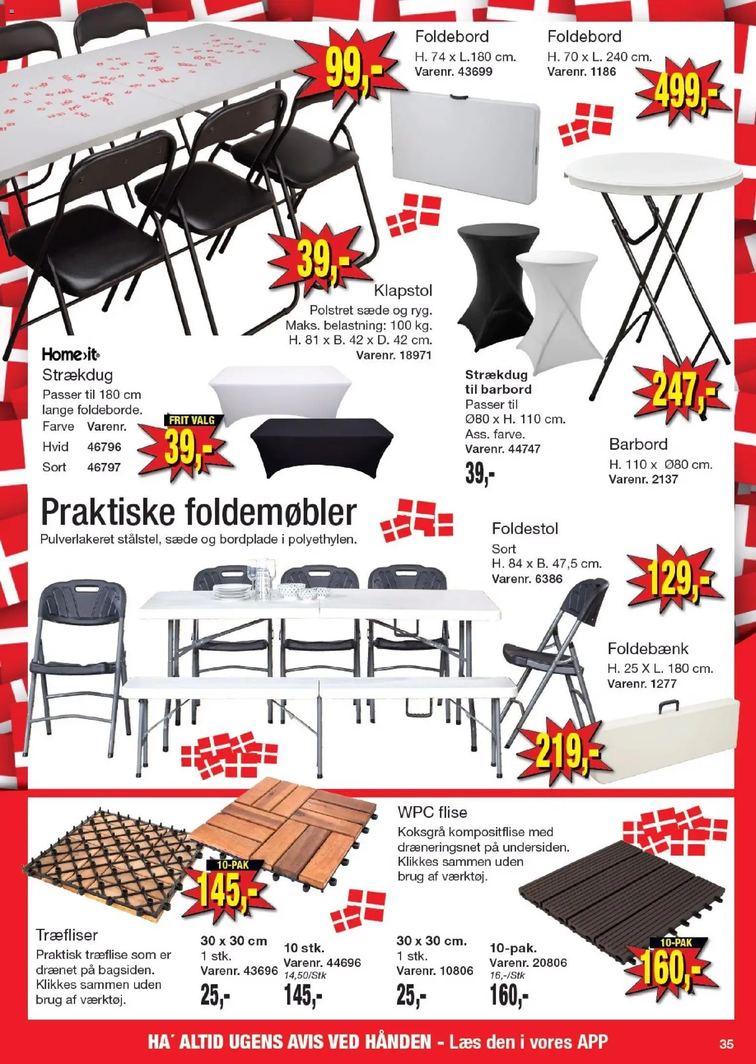 Harald Nyborg tilbudsavis – gyldig fra 21.05.2026 | Side: 39 | Produkter: Søm, Barbord