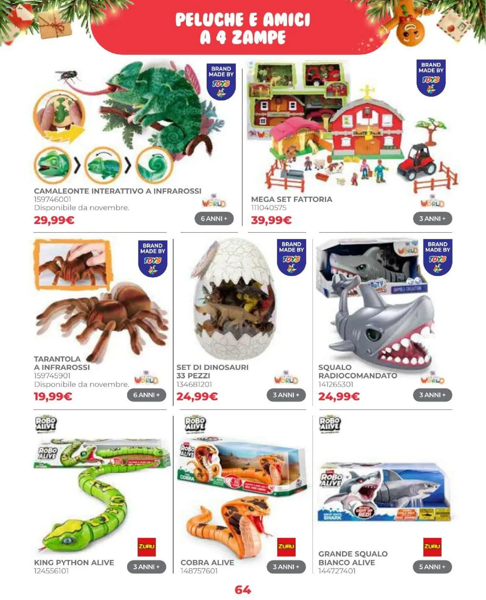 Volantino Toys Center del 16/10/2026 | Pagina: 66 | Prodotti: Peluche