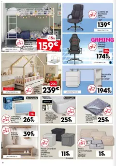 Pré-visualização Conforama folheto válido de 30/07/2026 | Página: 10 | Produtos: Banco, Cama, Colchão, Manta