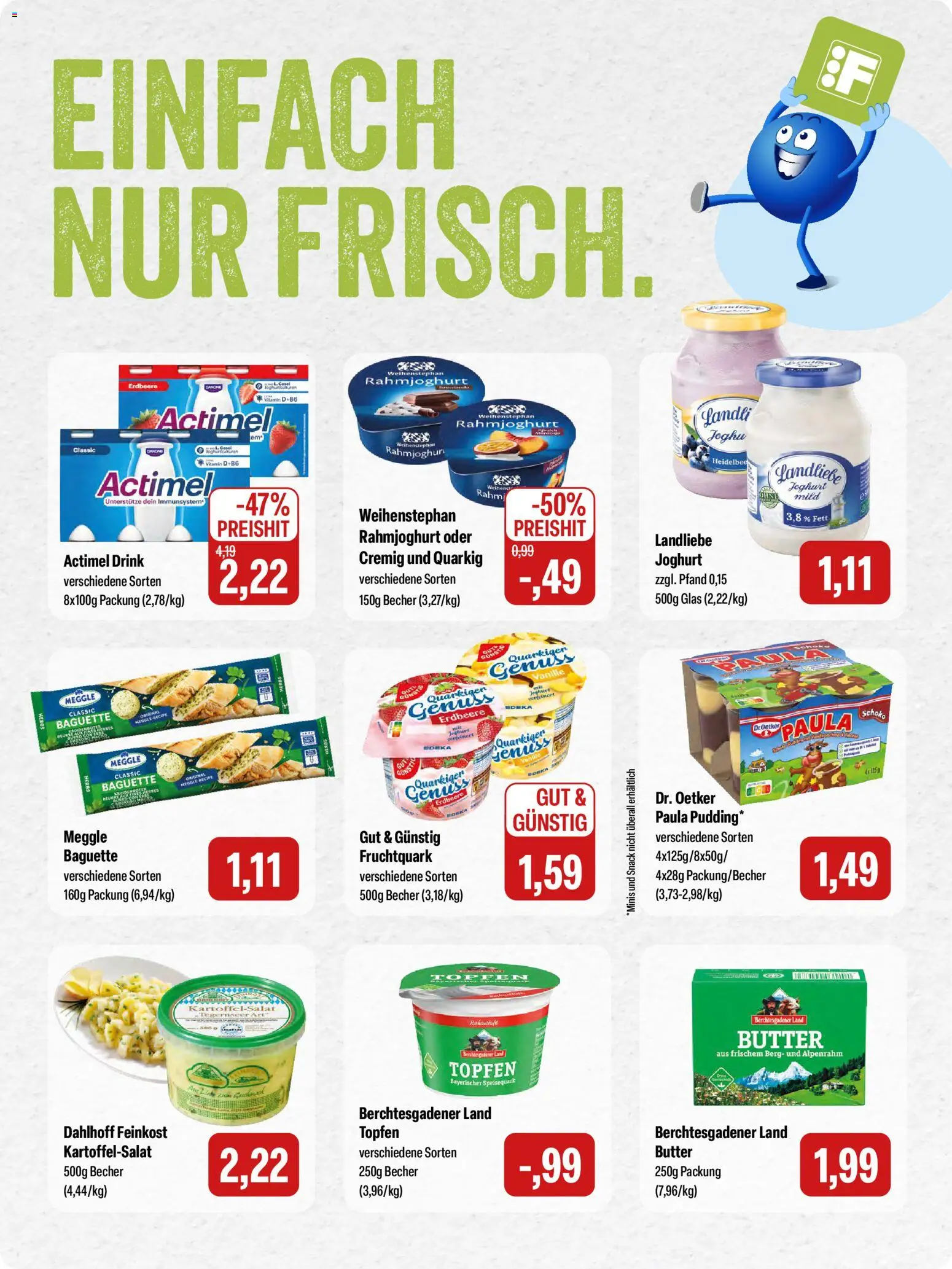 Feneberg Angebote – gültig ab 15.05.2026 | Seite: 6 | Produkte: Actimel, Joghurt, Baguette, Speisequark