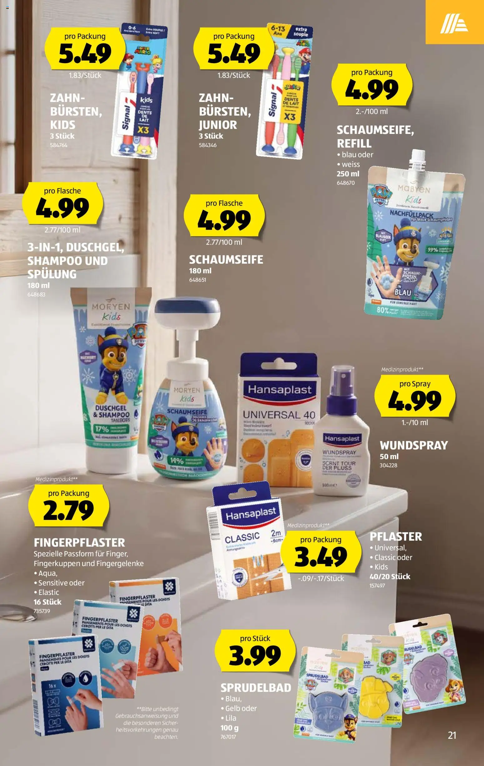 Aldi aktionen – gültig ab 27.08.2026 | Seite: 21 | Produkte: Shampoo, Conditioner, Duschgel, Spülung