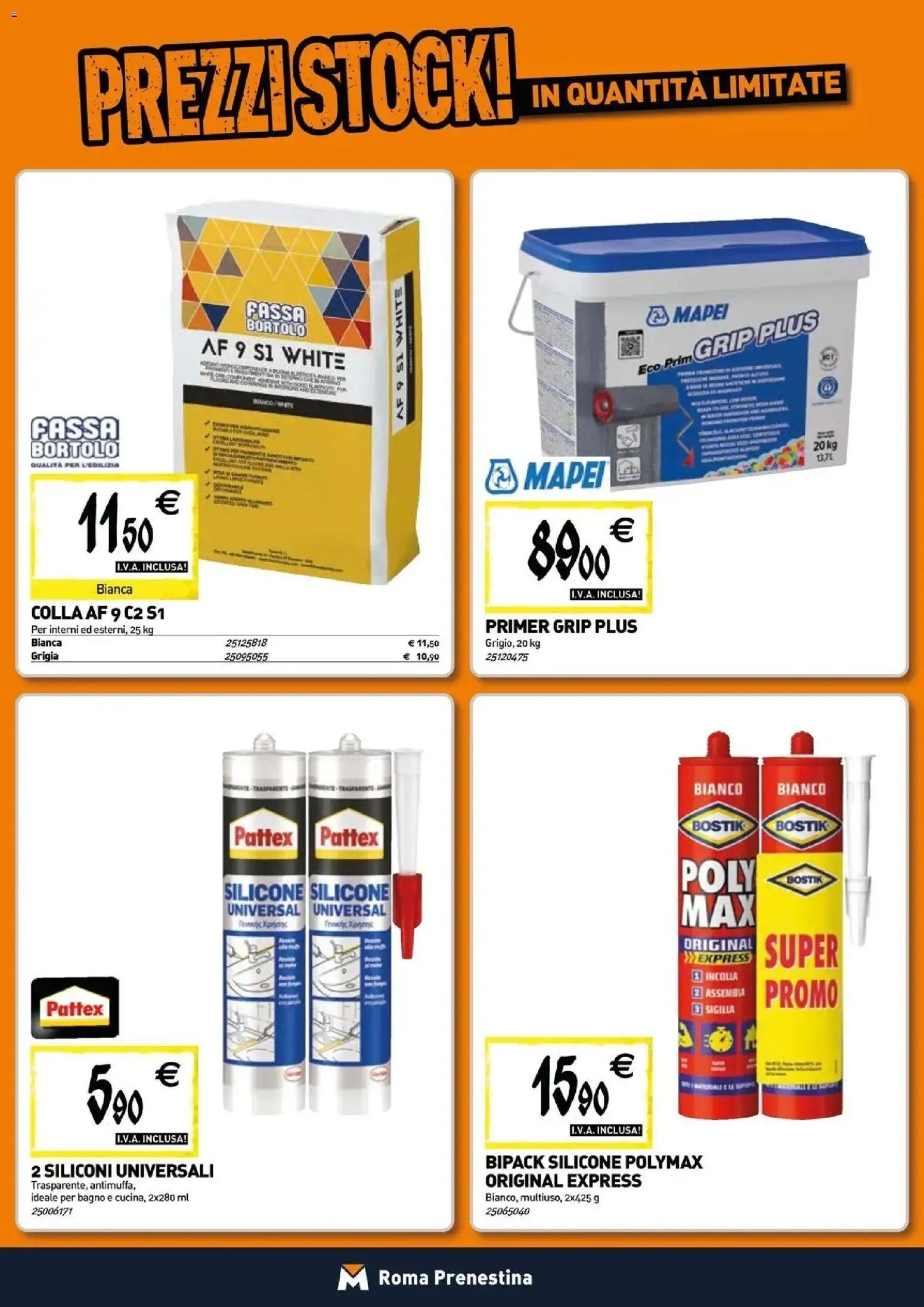 Volantino TECNOMAT del 12.03.2026 | Pagina: 11 | Prodotti: Colla, Silicone, Bagno