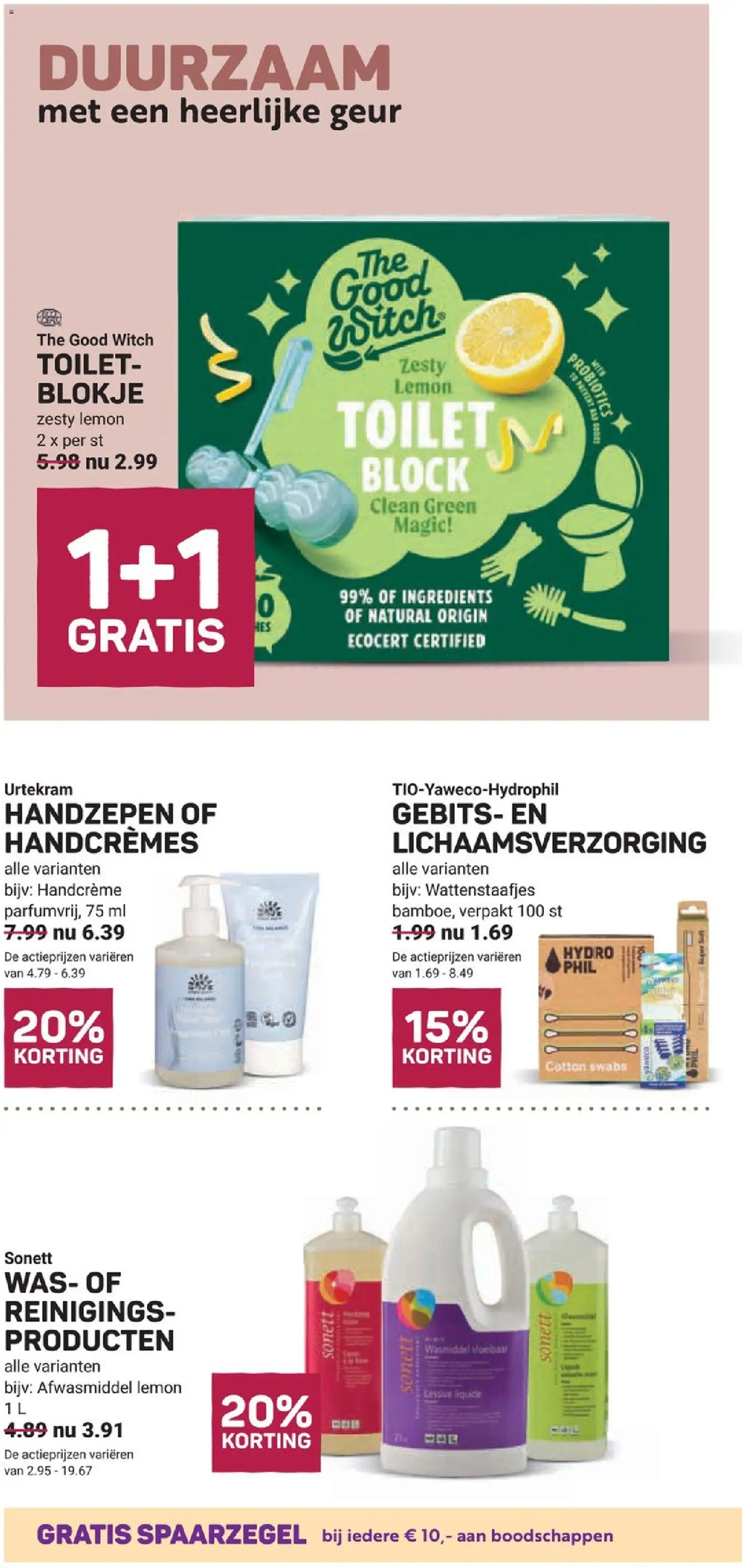 {H1} | Pagina: 14 | Producten: Wattenstaafjes, Toilet, Was, Handcrème