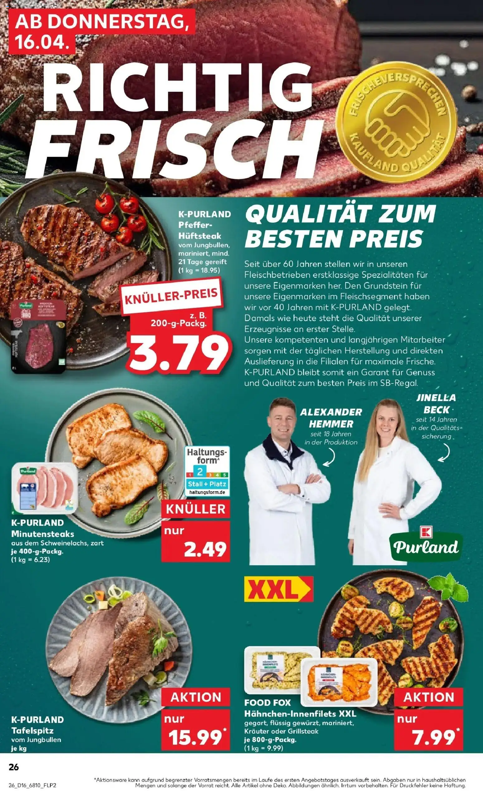 Kaufland Prospekt Sindelfingen	 – gültig ab 13.04.2026 | Seite: 38 | Produkte: Tafelspitz, Pfeffer, Steak
