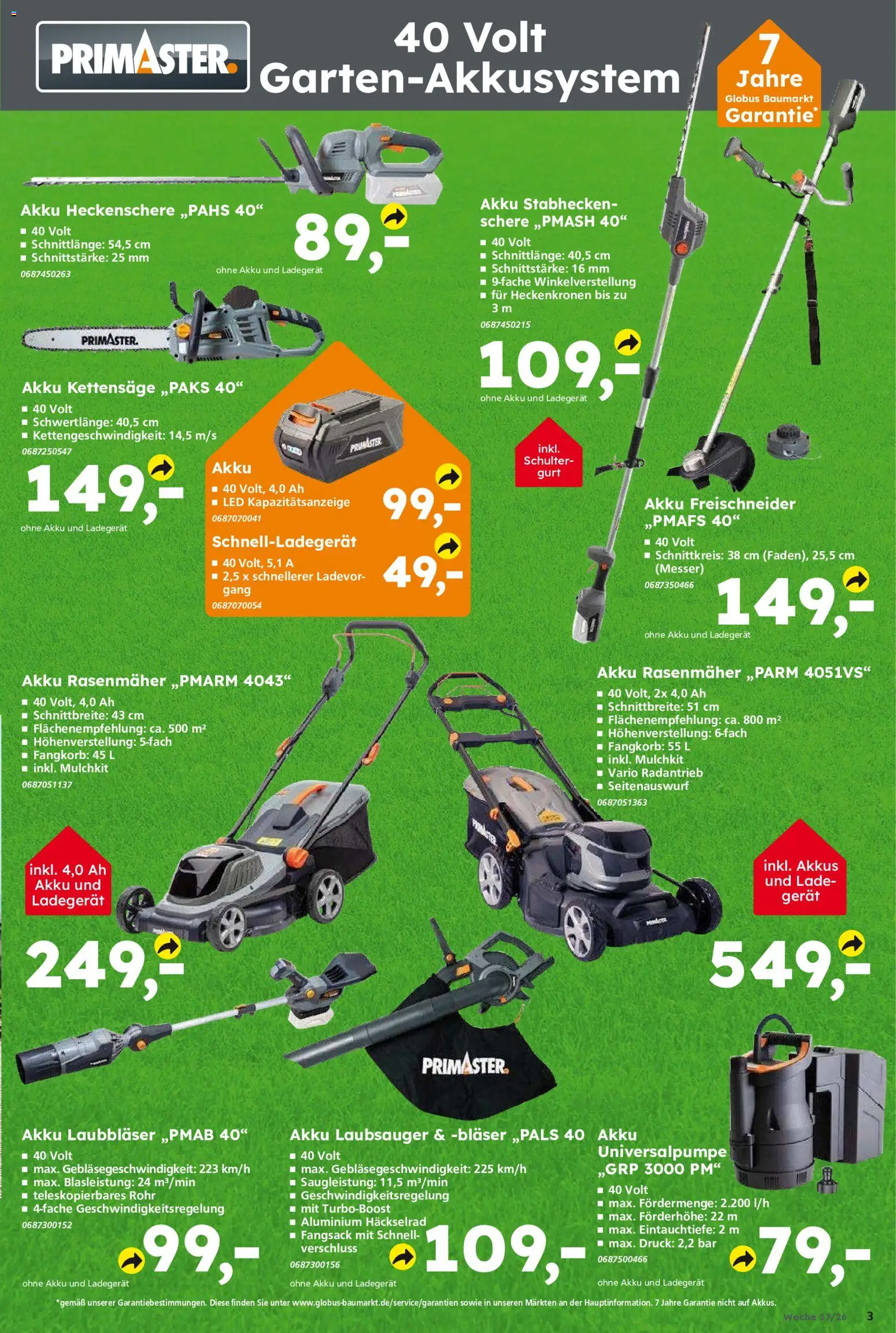Globus Baumarkt Prospekt – gültig ab 07.09.2026 | Seite: 3