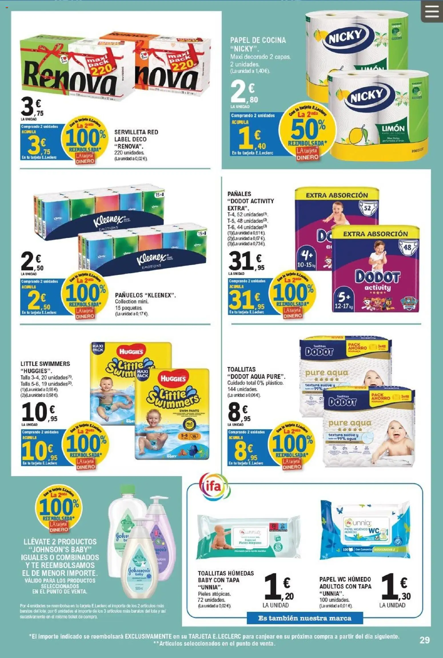 E.Leclerc folleto │ válido desde el 17.06.2026 | Página: 29 | Productos: Papel higienico, Té, Cocina