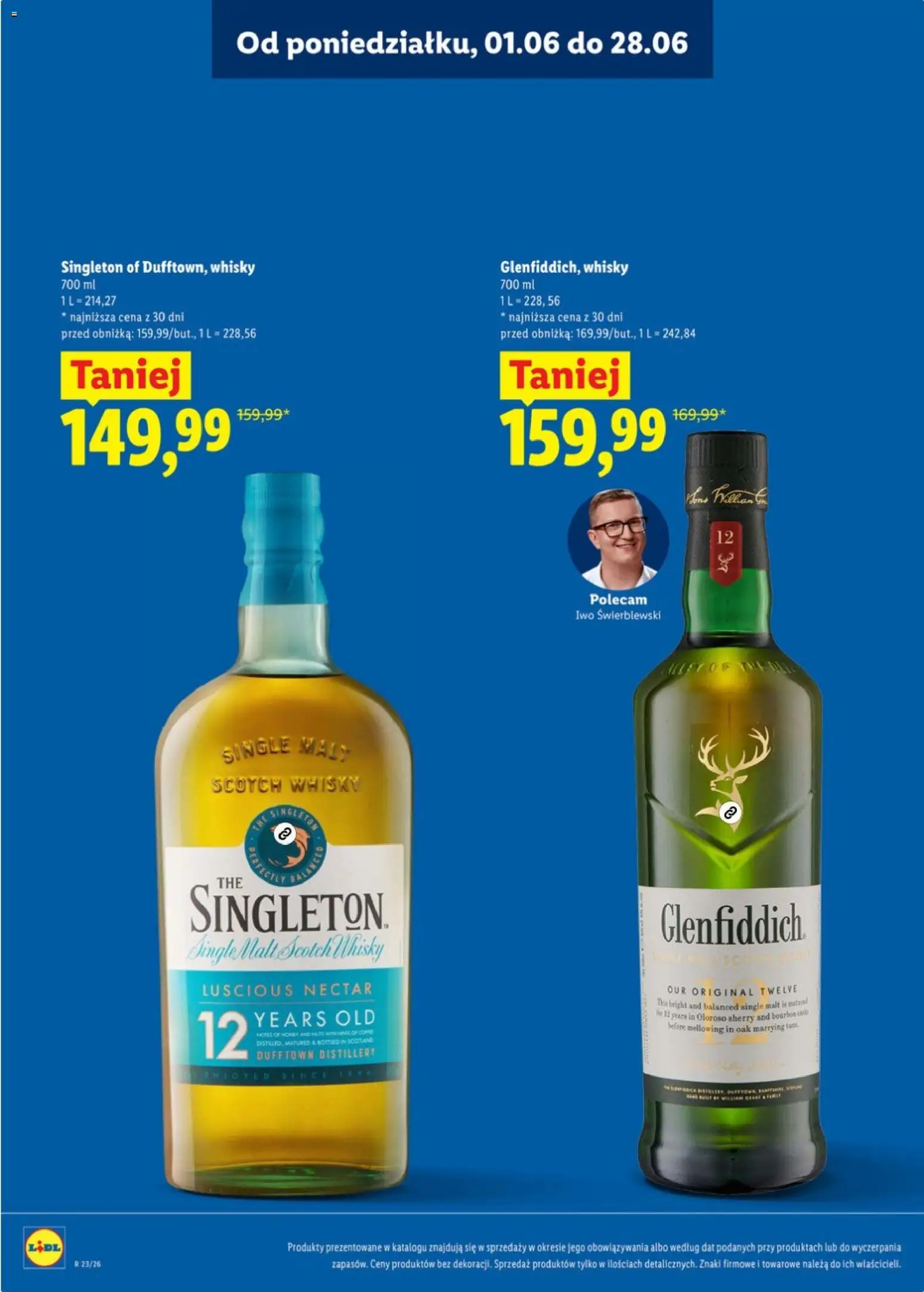 Lidl Katalog alkoholi mocnych od 01.06.2026 | Strona: 13 | Produkty: Bourbon, Whisky