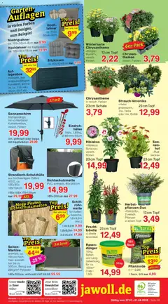 Jawoll Prospekt ab 27.07.2026 gültig | Seite: 12 | Produkte: Pflanzerde, Sonnenschirm