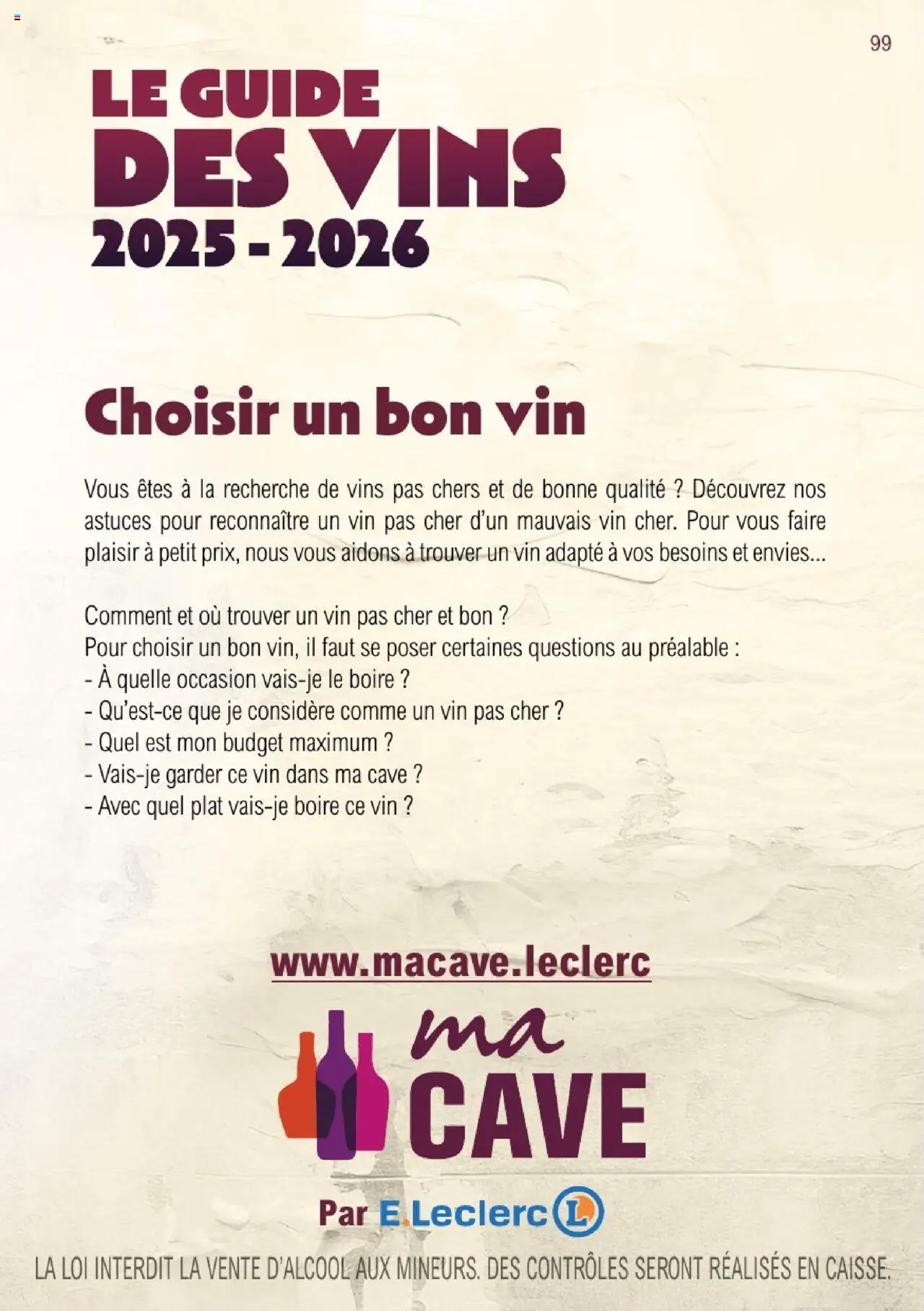 {H1} | Page: 99 | Produits: Vin
