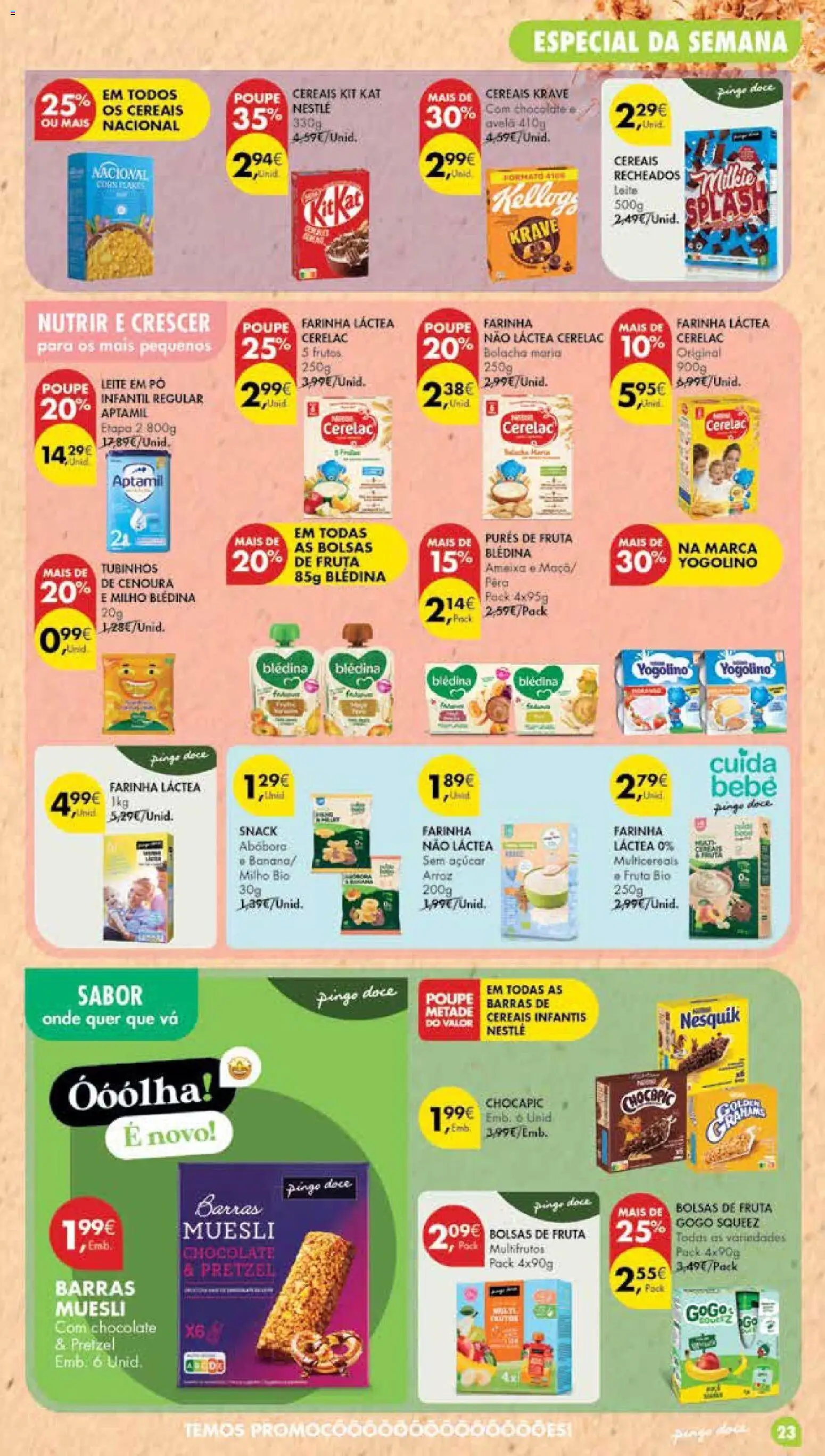 Pingo Doce Poupe Esta Semana Madeira │ válido de 08/09/2026 | Página: 23 | Produtos: Leite em pó, Leite, Abóbora, Milho