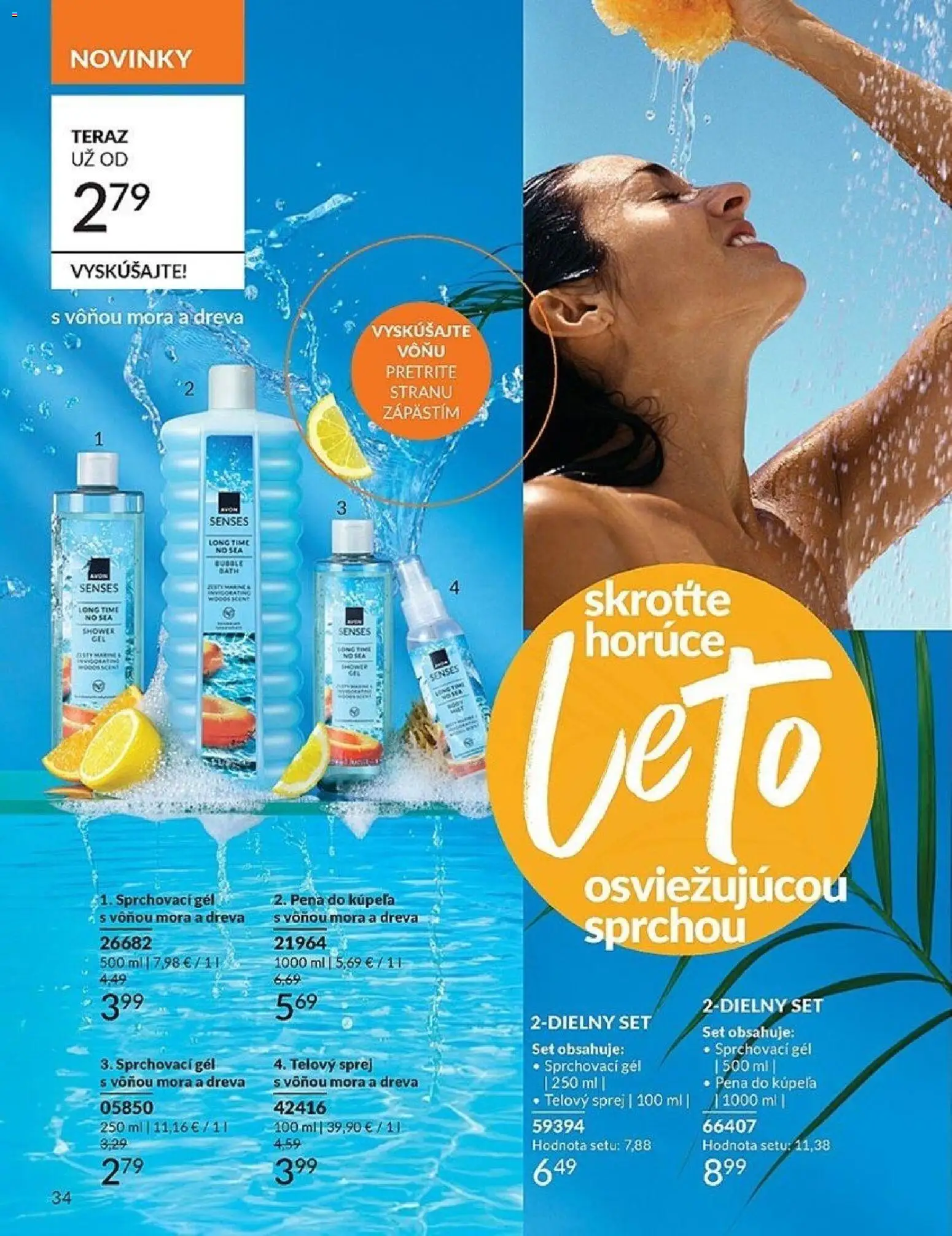 Nové Avon akcie – leták je platný od 01.06.2026 | Strana: 34 | Produkty: Pena do kúpeľa