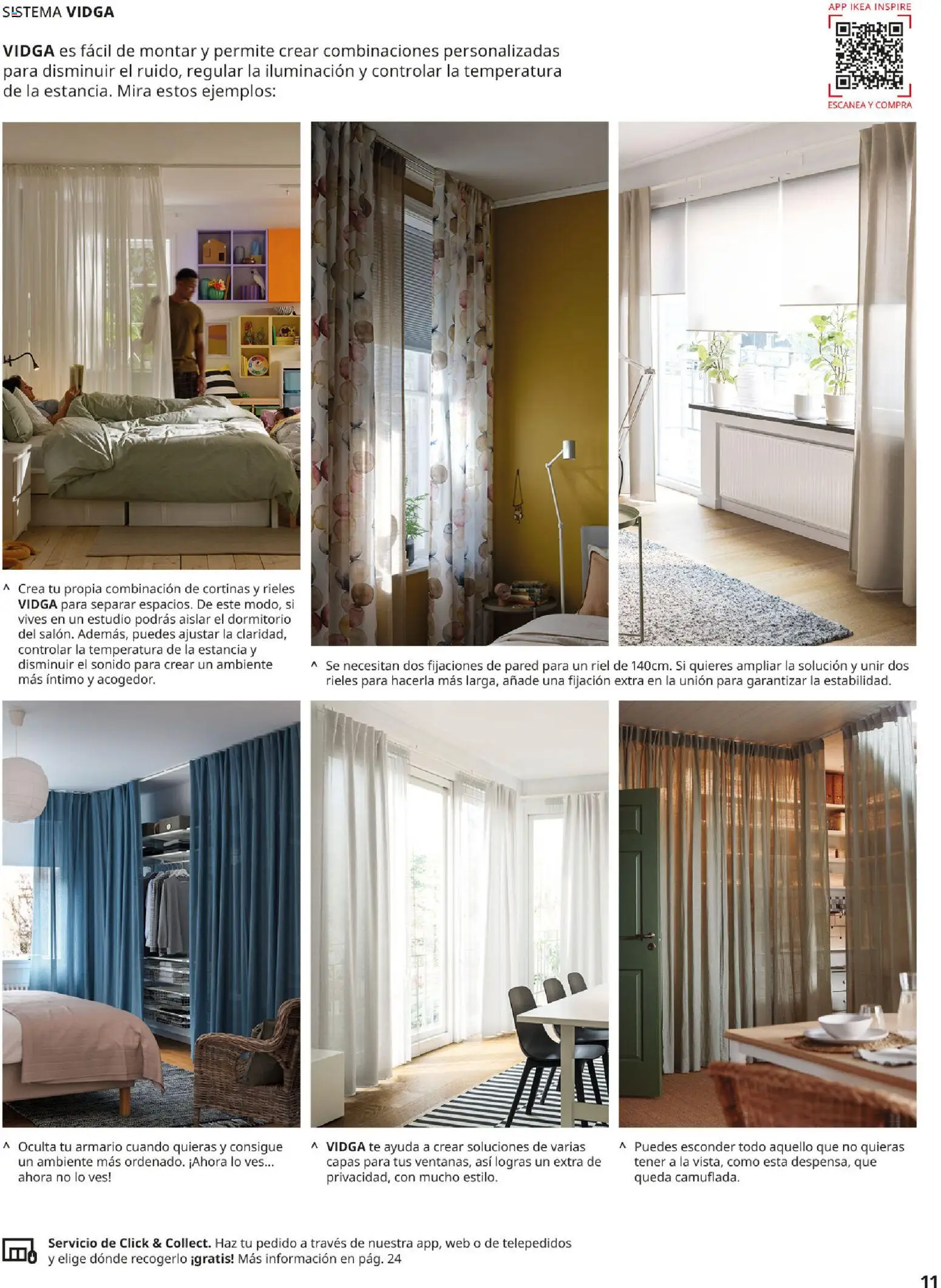 IKEA - Cortinas y estores │ válido desde el 01/09/2026 | Página: 11 | Productos: Té, Iluminación, Armario