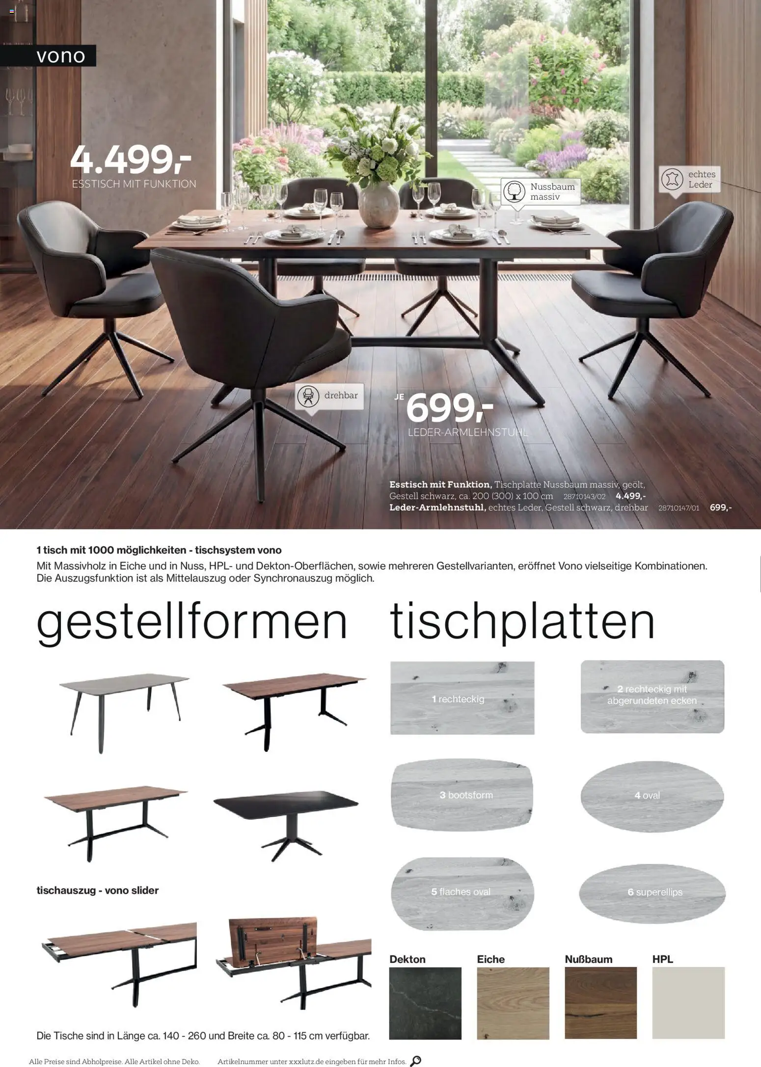 XXXLutz Hülsta Spezial – gültig ab 17.10.2026 | Seite: 2 | Produkte: Esstisch