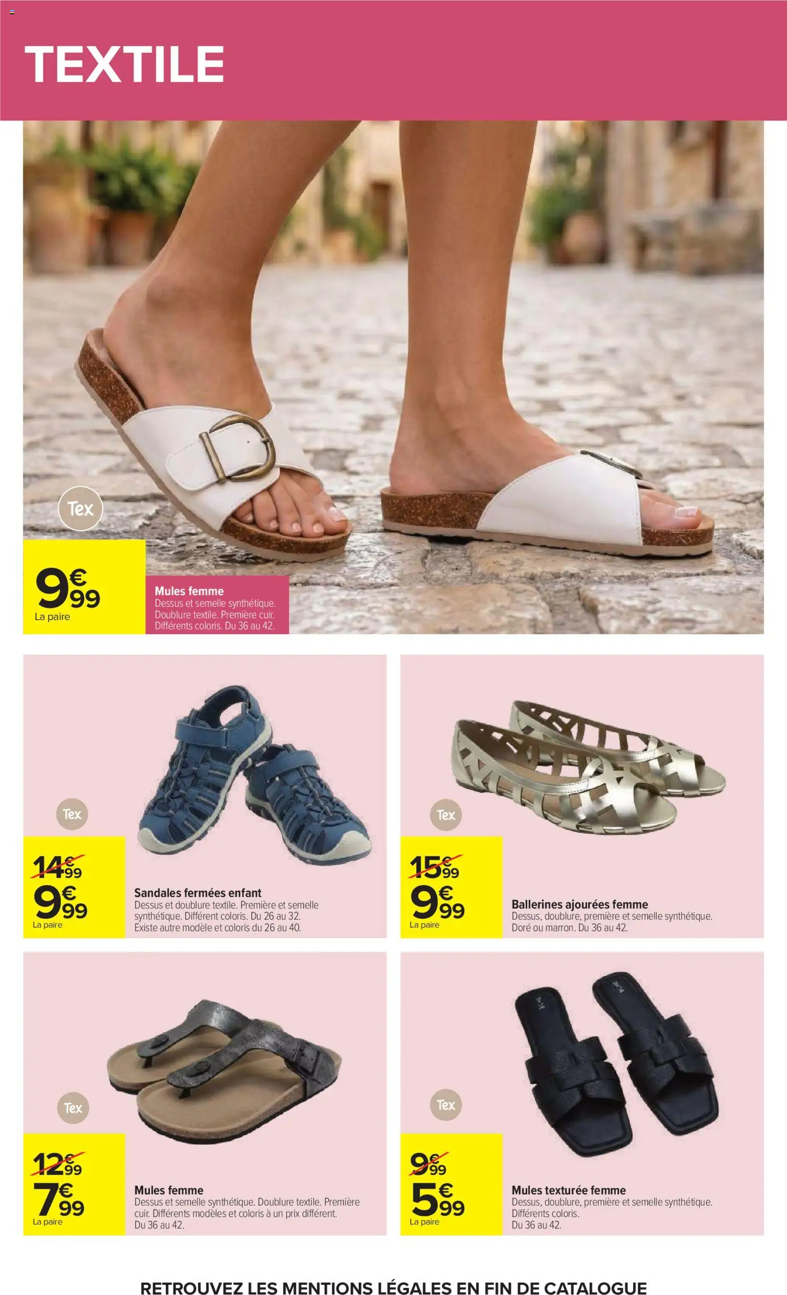 {H1} | Page: 63 | Produits: Ballerines, Sandales
