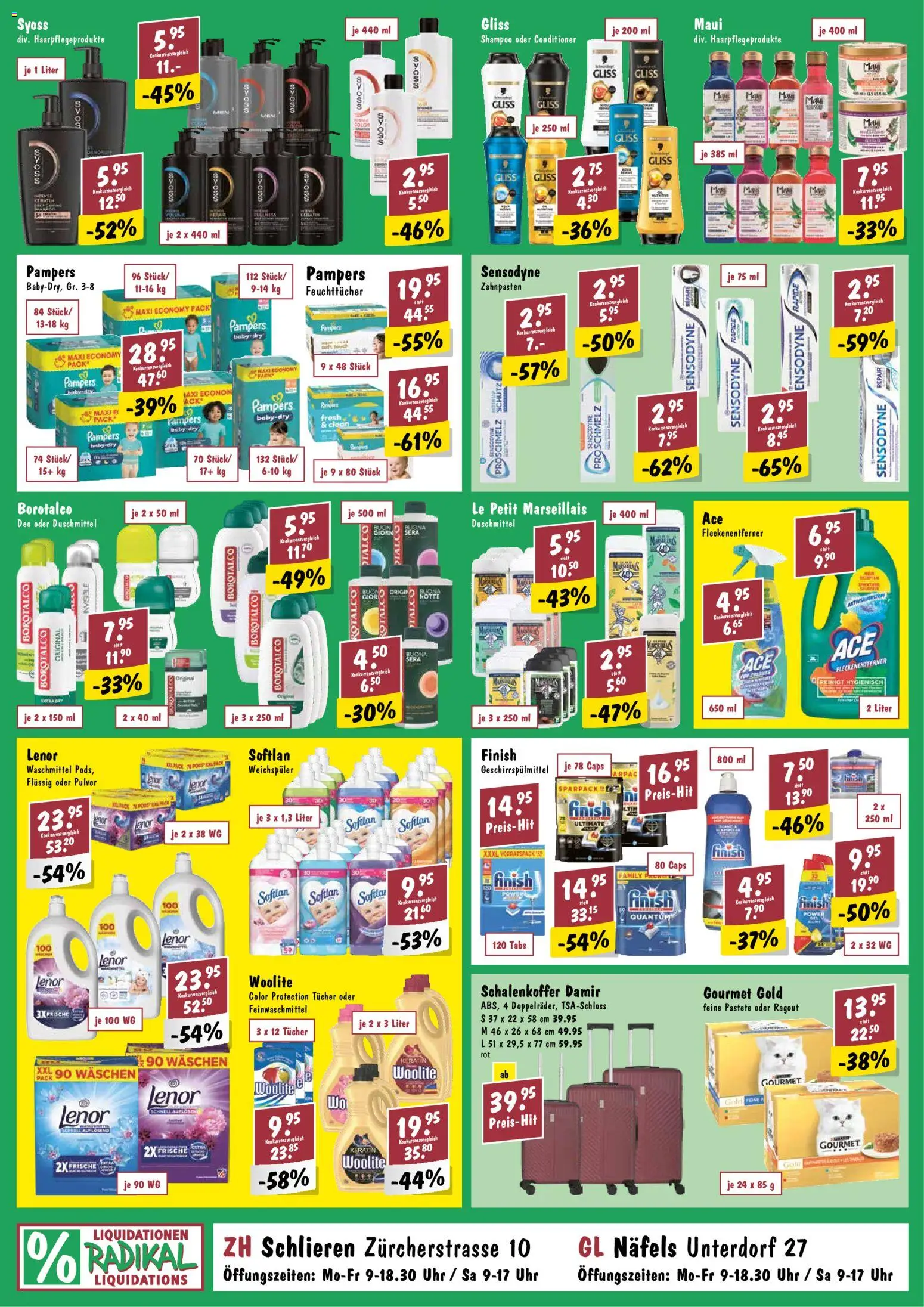 Radikal aktionen – gültig ab 03.11.2026 | Seite: 2 | Produkte: Conditioner, Weichspüler, Waschmittel, Pampers