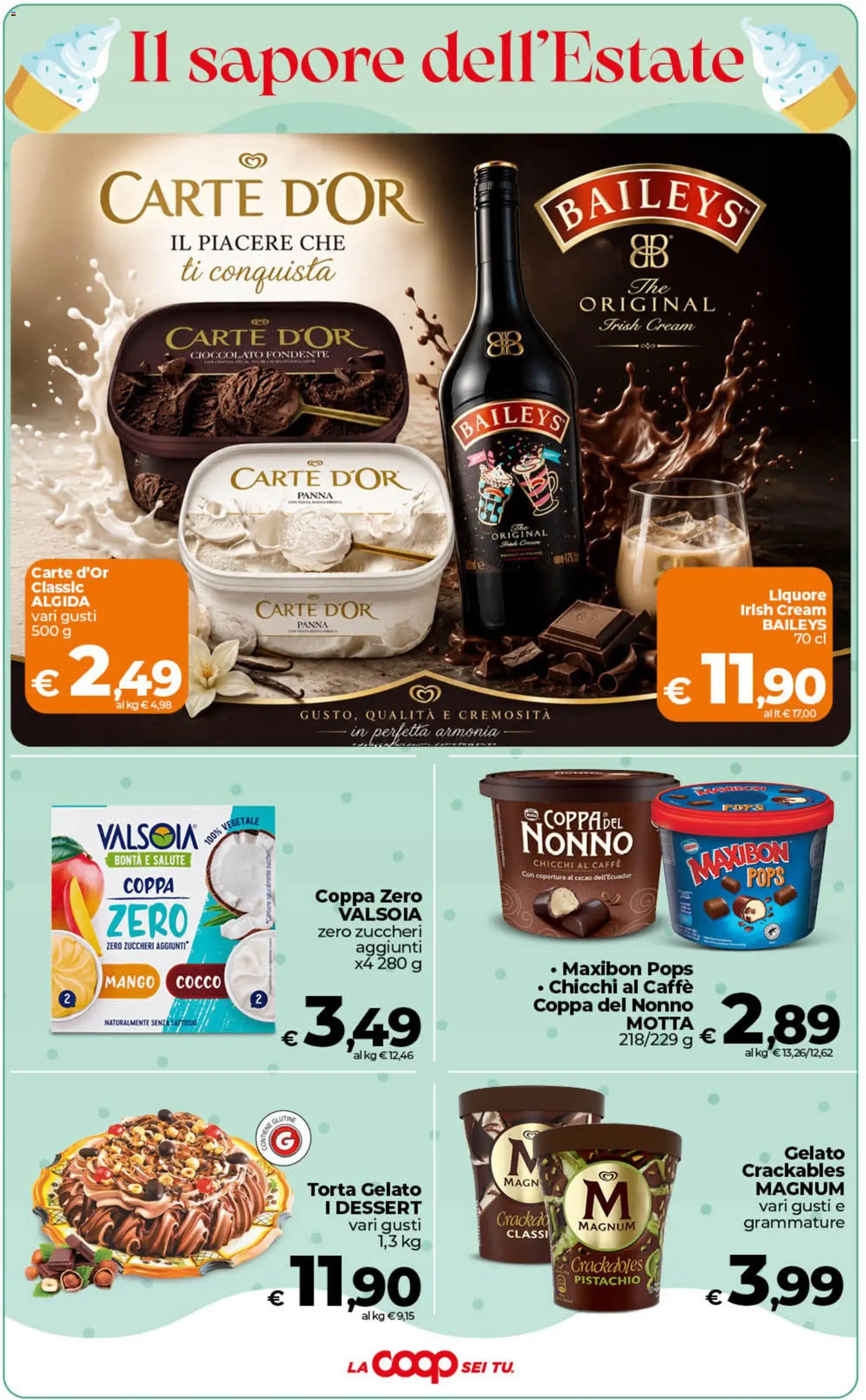 Volantino Ipercoop del 11/08/2026 | Pagina: 15 | Prodotti: Gelato, Mango, Torta, Cacao