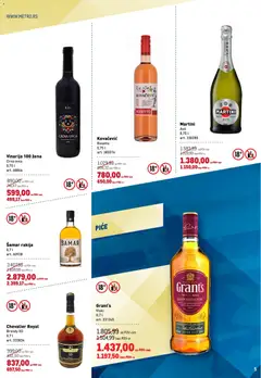 Metro katalog - pregled Metro kataloga - važi od 20.08.2026 | Strana: 5 | Proizvode: Viski, Rakija, Piće, Grant’s viski