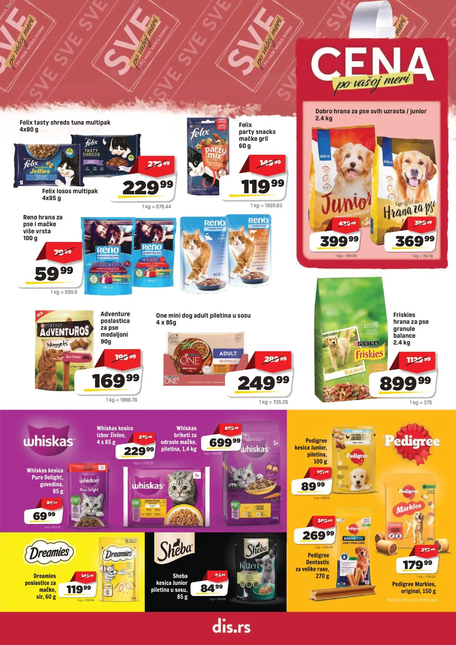 DIS katalog - važi od 30.07.2026 | Strana: 23 | Proizvode: Purina, Hrana za pse, Losos, Piletina