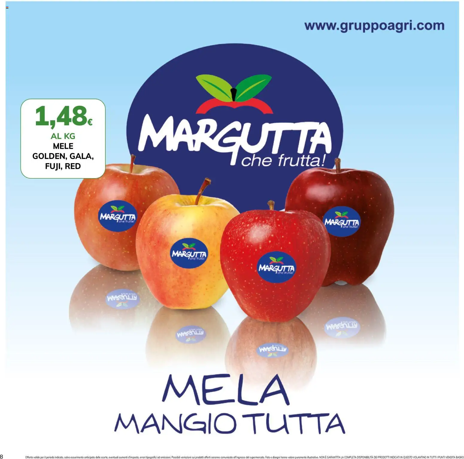 Volantino Basko del 13/10/2026 | Pagina: 8 | Prodotti: Mele, Frutta
