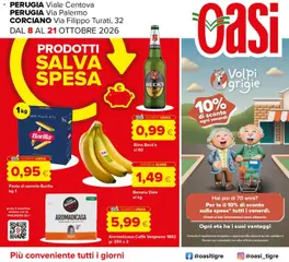 Anteprima del volantino Oasi volantino Perugia valido a partire dal 08/10/2026