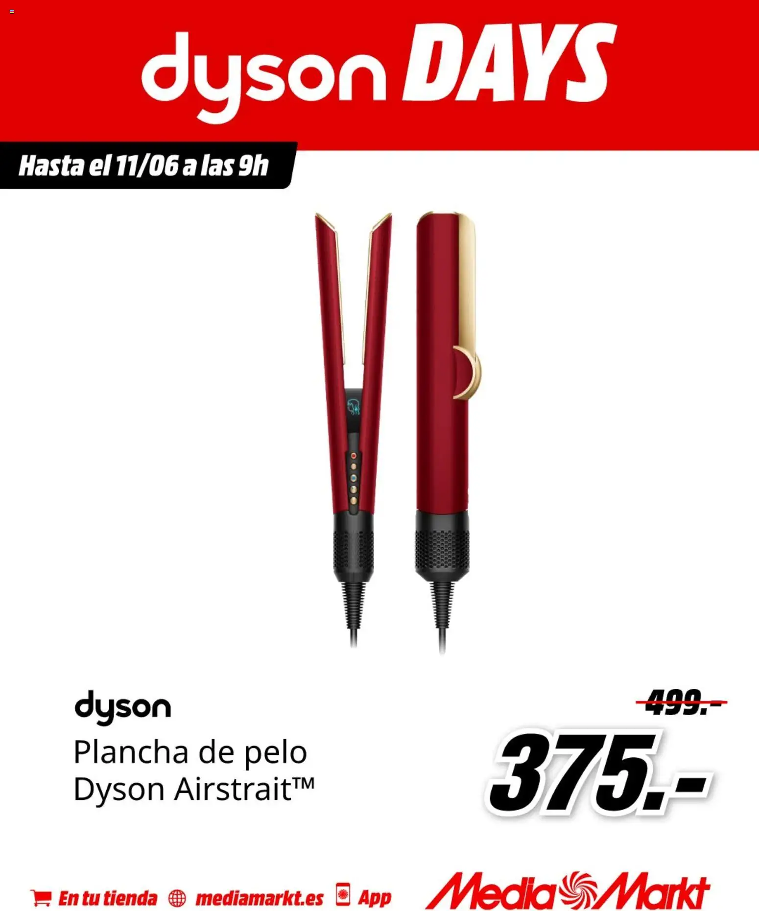 Media Markt folleto │ válido desde el 08.06.2026 | Página: 3 | Productos: Plancha, Plancha de pelo