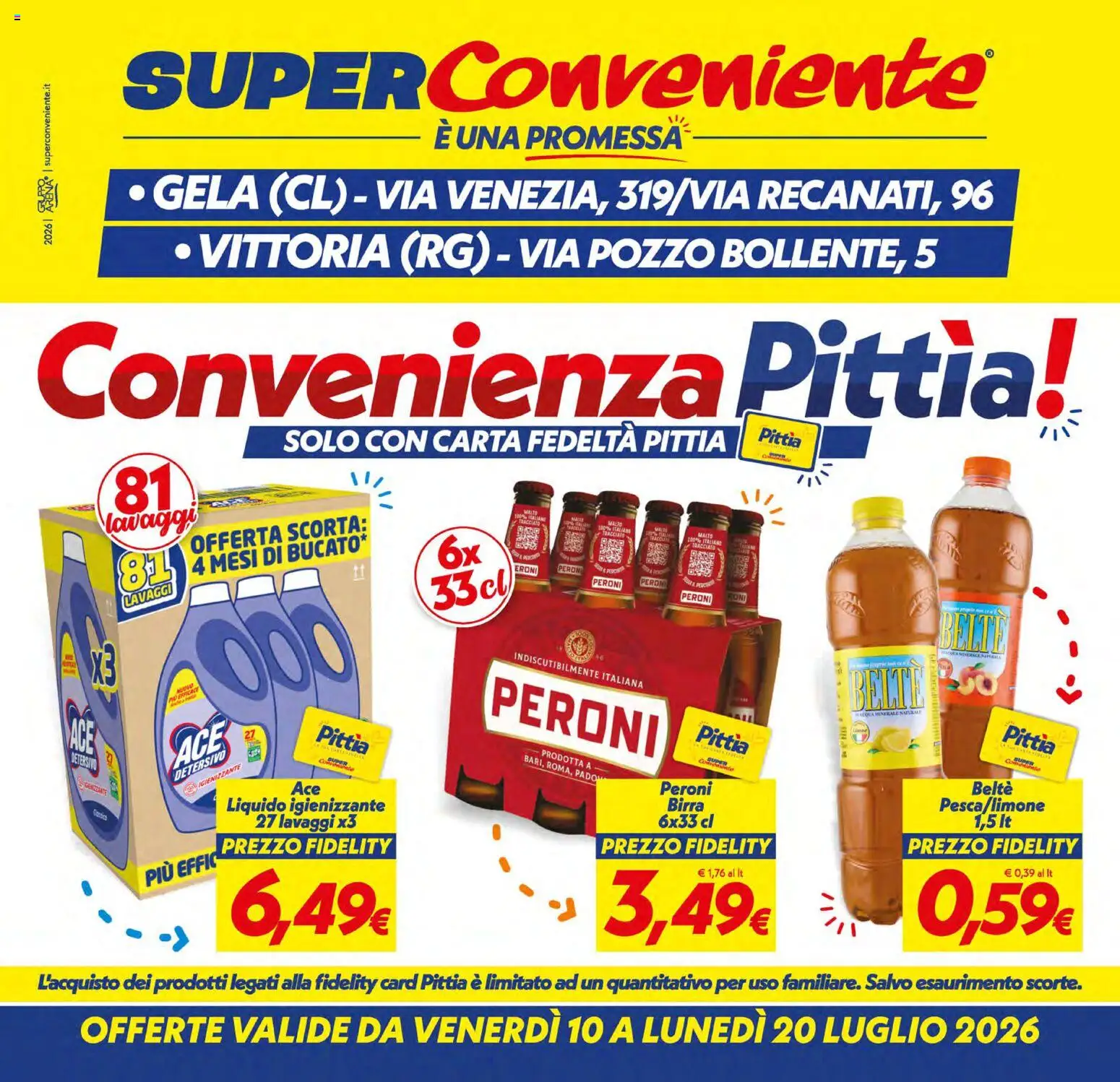 Volantino SuperConveniente del 10/07/2026 | Pagina: 1 | Prodotti: Birra