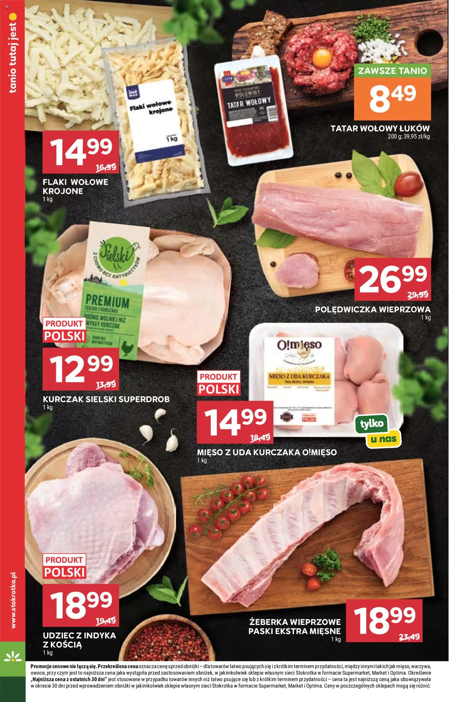 Stokrotka gazetka - Market od 03.09.2026 | Strona: 12 | Produkty: Żeberka, Stokrotka, Flaki, Flaki wołowe
