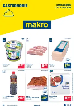 Náhled letáku Makro leták - Gastronomie od 07.10.2026