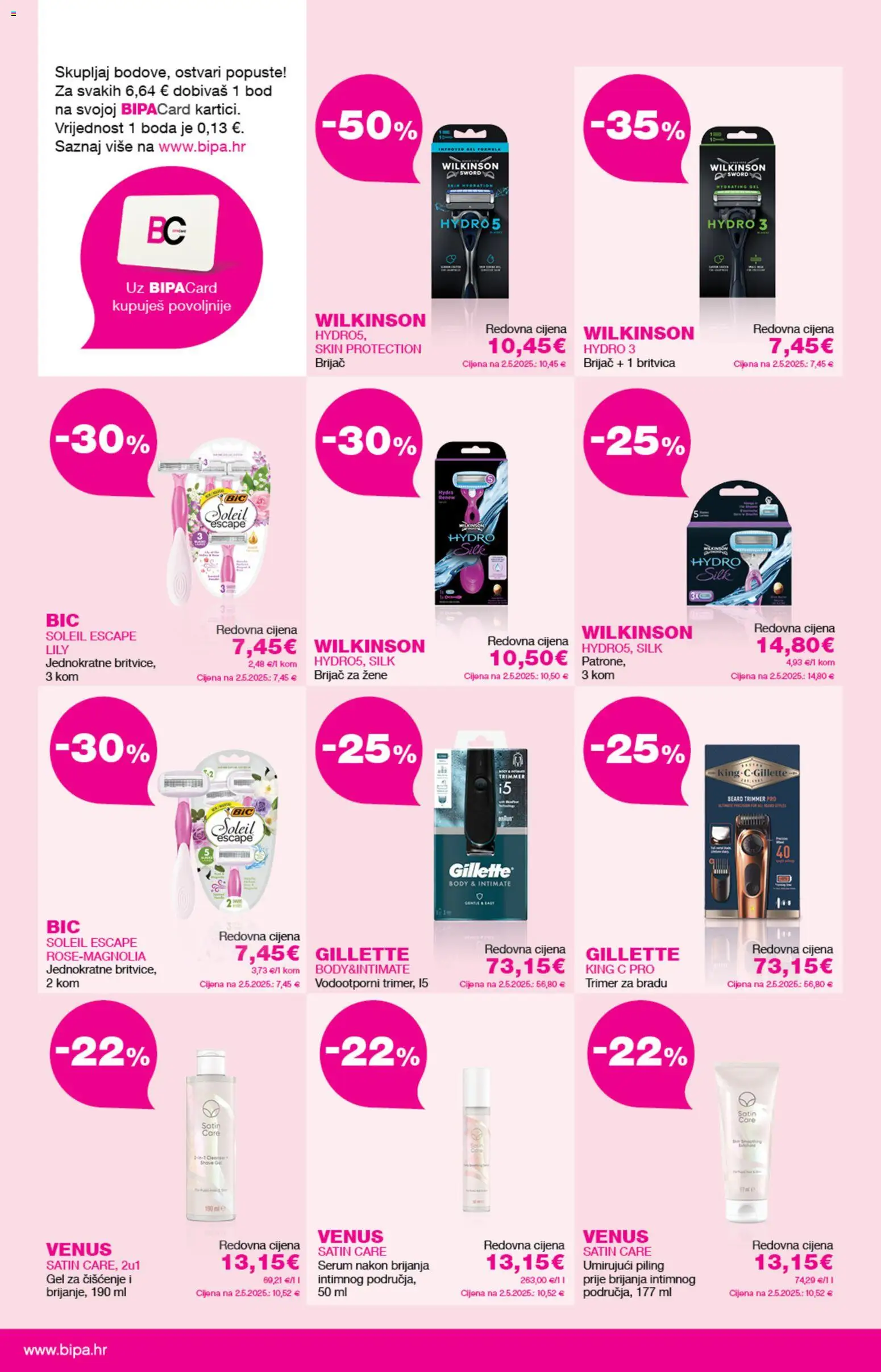 Bipa katalog | vrijedi od 01.05.2026 | Stranica: 6 | Proizvodi: Piling, Brijač, Trimer